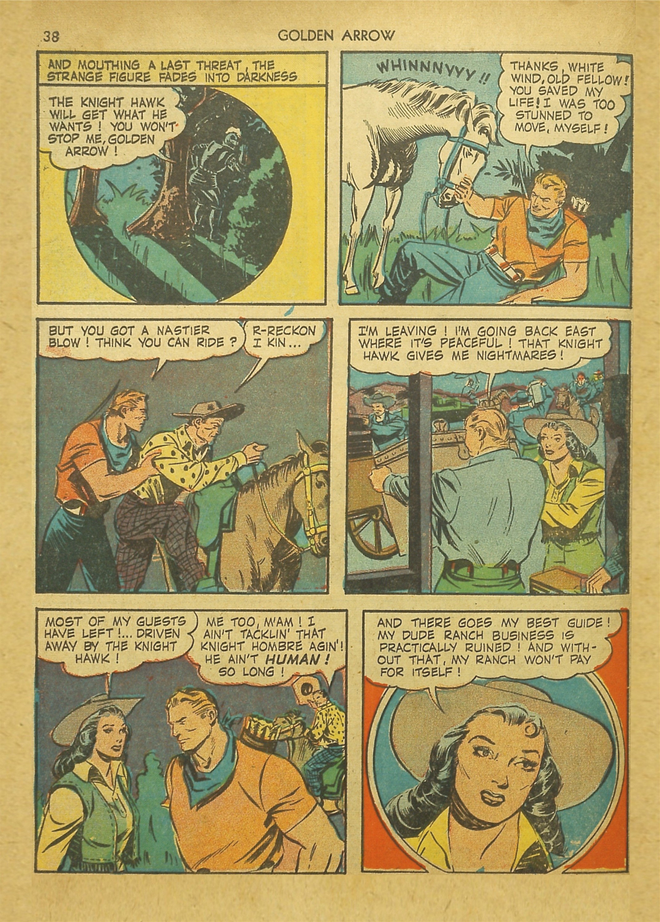 Read online Golden Arrow comic -  Issue #2 - 37