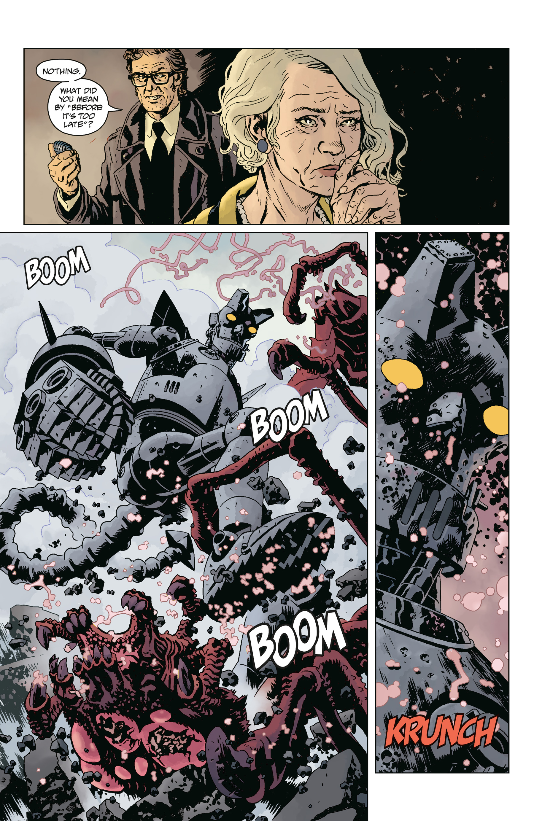 Read online Giant Robot Hellboy comic -  Issue #3 - 11