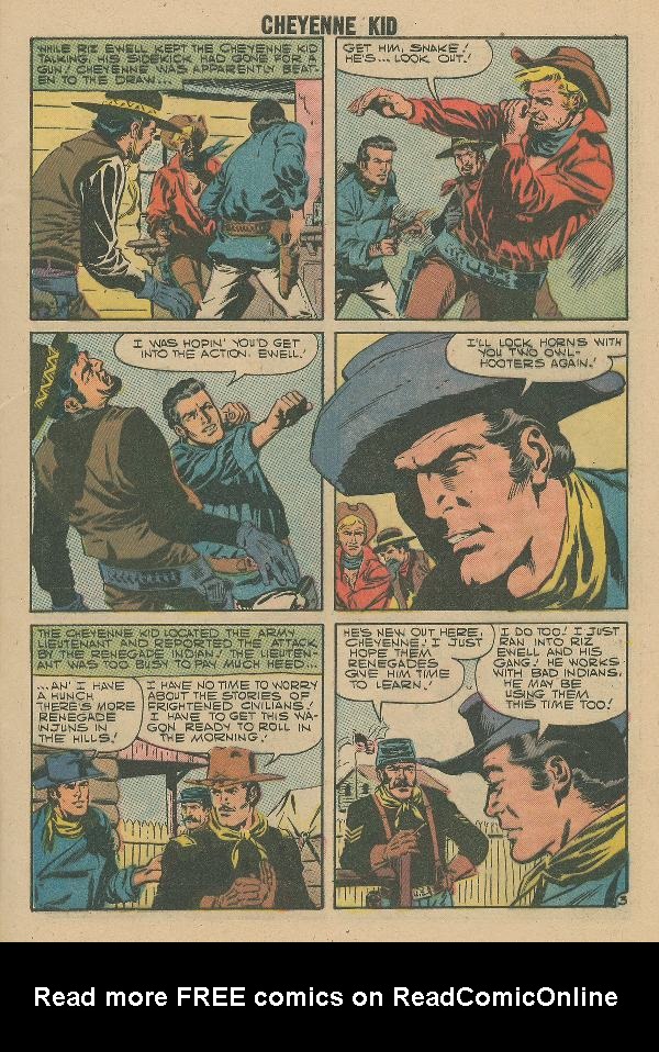 Read online Cheyenne Kid comic -  Issue #12 - 6