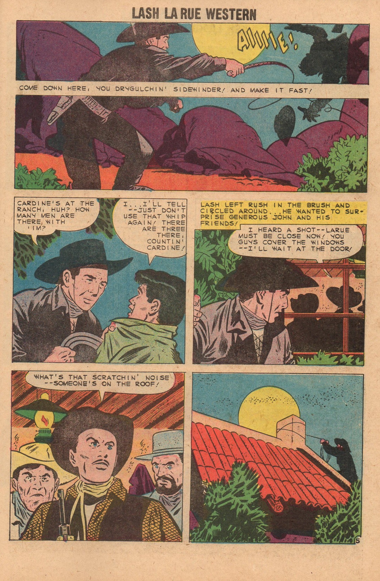 Read online Lash Larue Western (1949) comic -  Issue #74 - 27