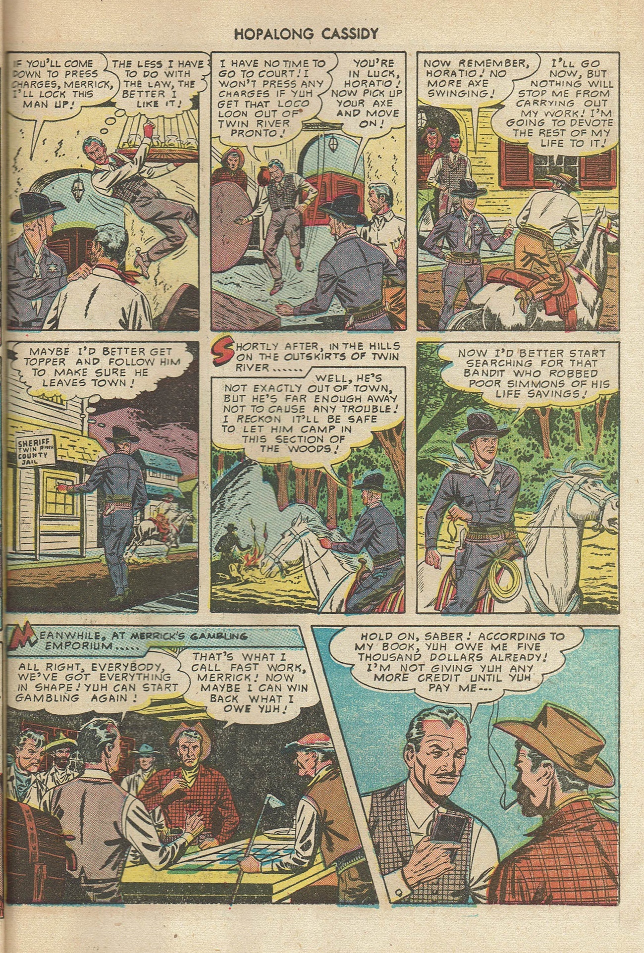 Read online Hopalong Cassidy comic -  Issue #45 - 43