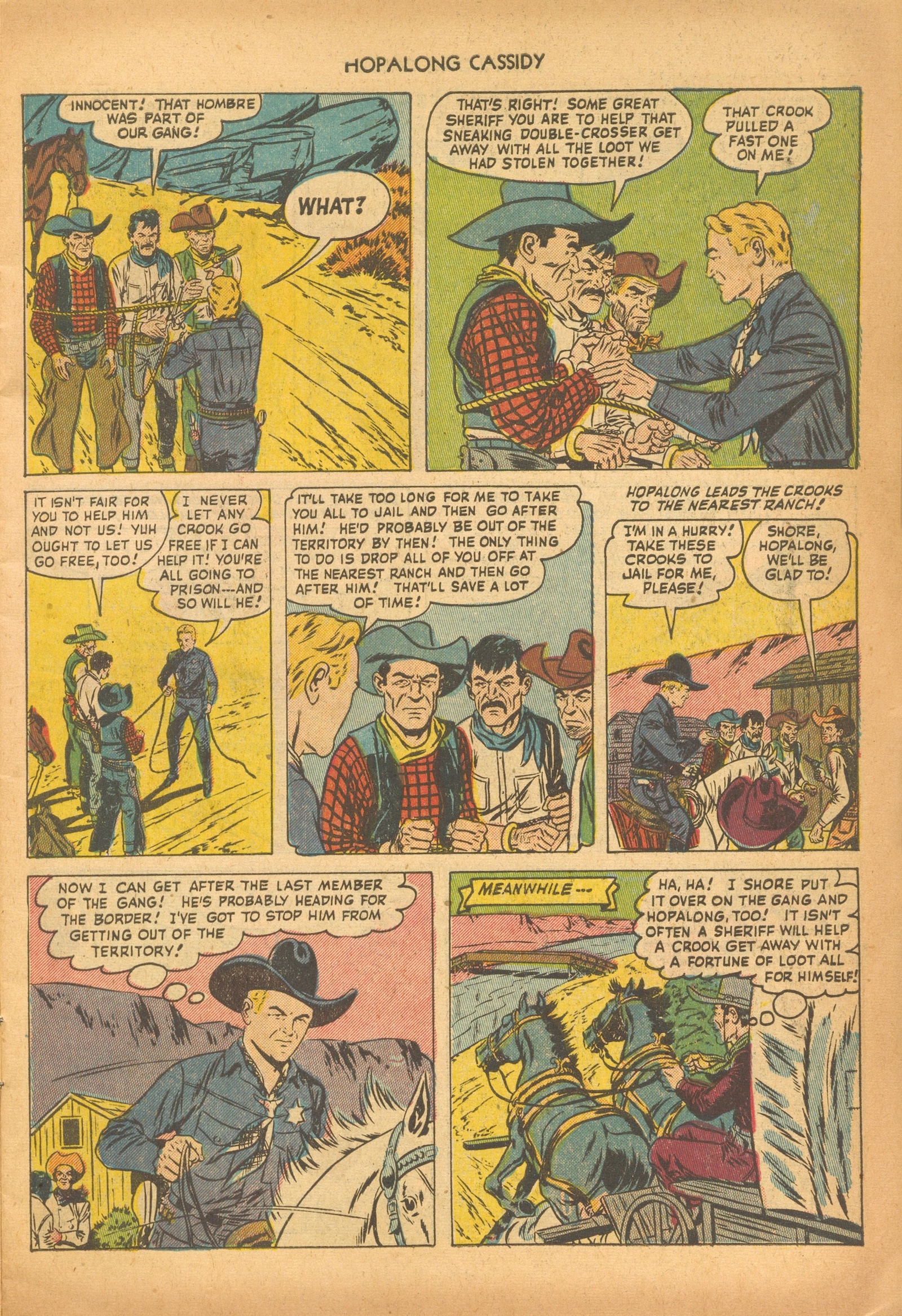 Read online Hopalong Cassidy comic -  Issue #72 - 7