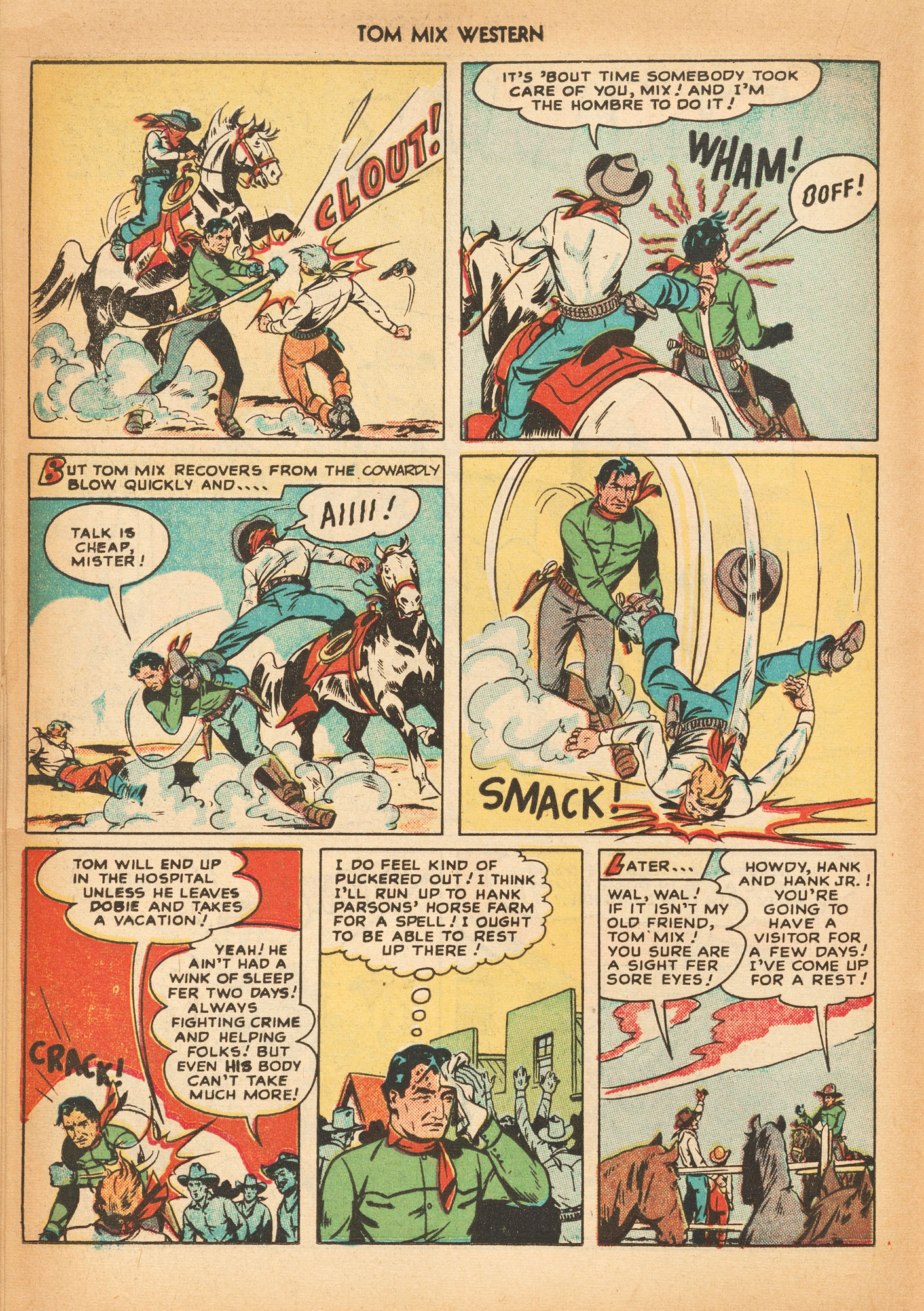 Read online Tom Mix Western (1948) comic -  Issue #15 - 18