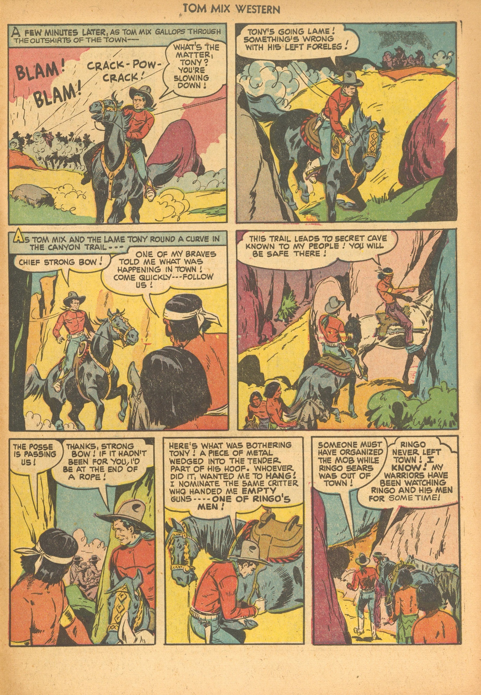Read online Tom Mix Western (1948) comic -  Issue #46 - 31
