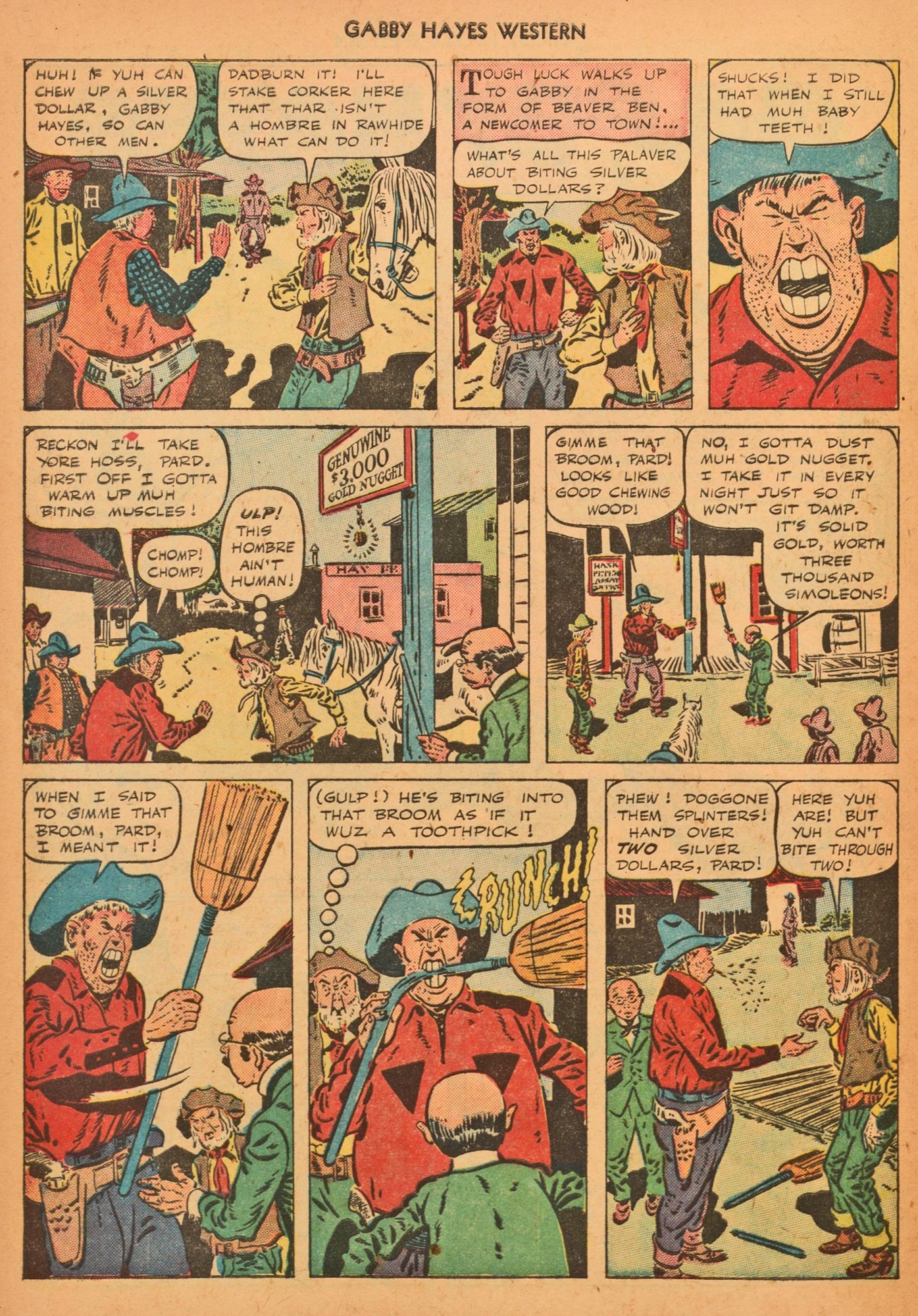 Read online Gabby Hayes Western comic -  Issue #12 - 28
