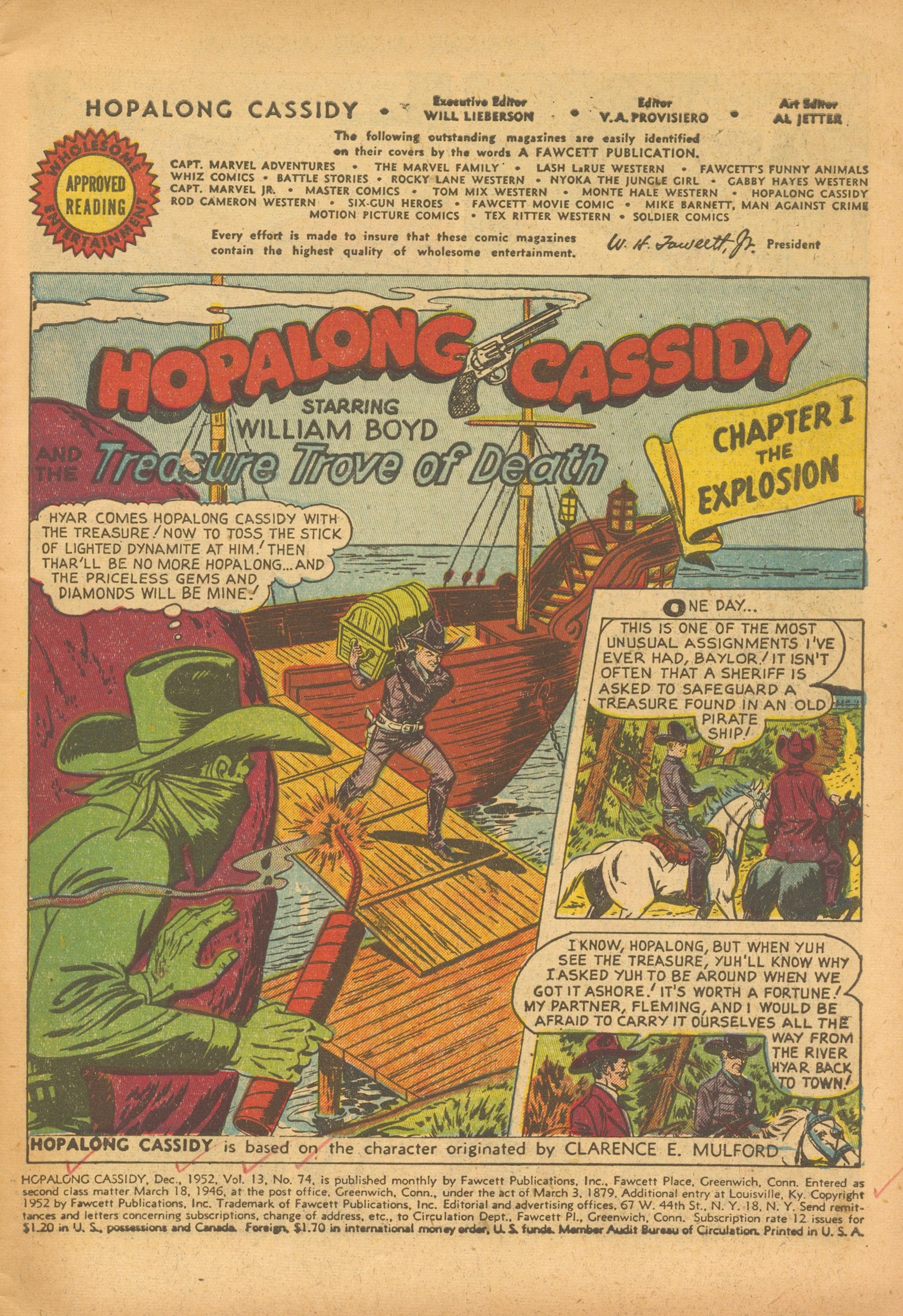 Read online Hopalong Cassidy comic -  Issue #74 - 3