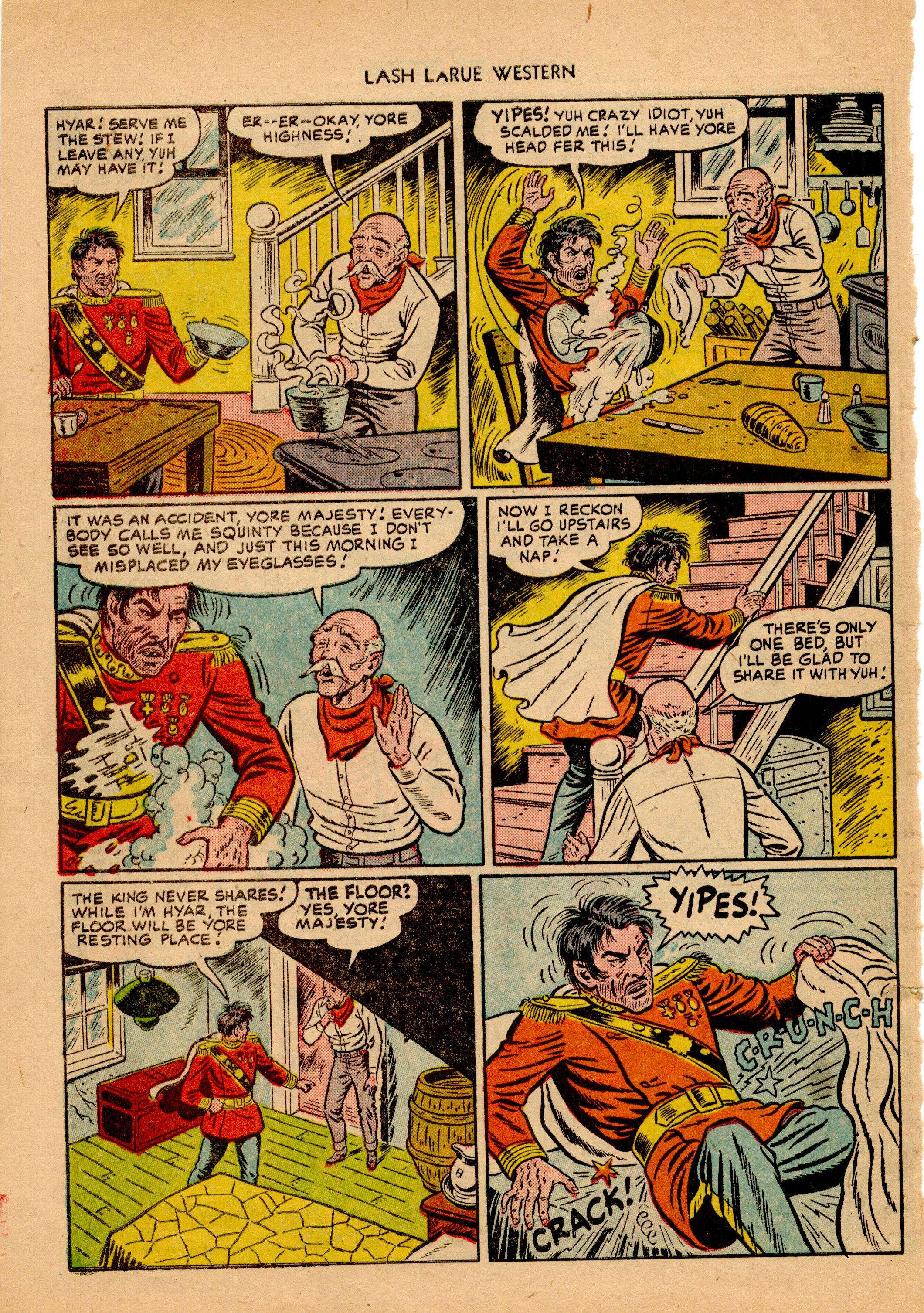 Read online Lash Larue Western (1949) comic -  Issue #18 - 29