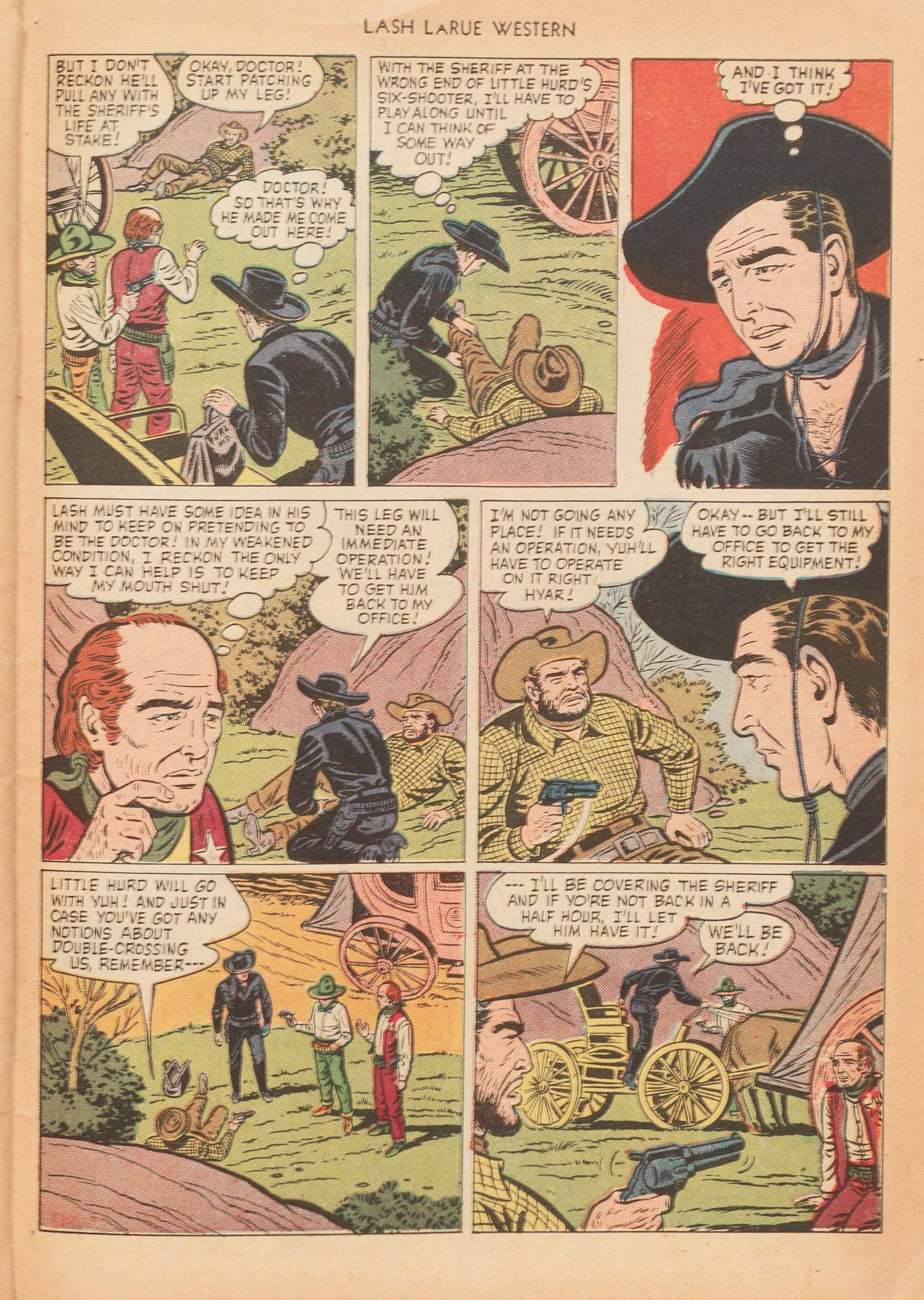 Read online Lash Larue Western (1949) comic -  Issue #15 - 43