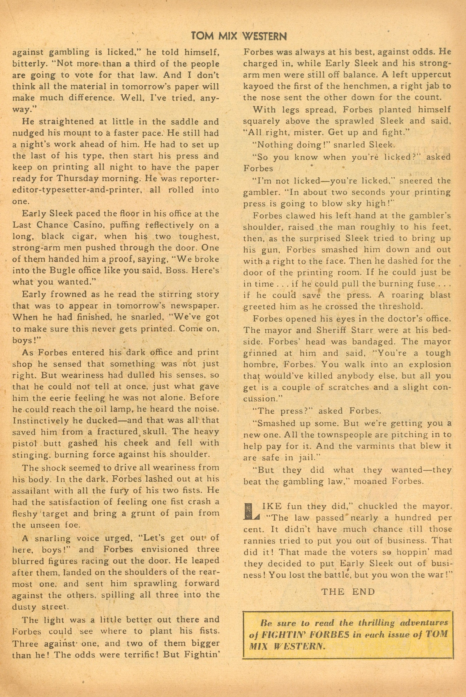 Read online Tom Mix Western (1948) comic -  Issue #46 - 15