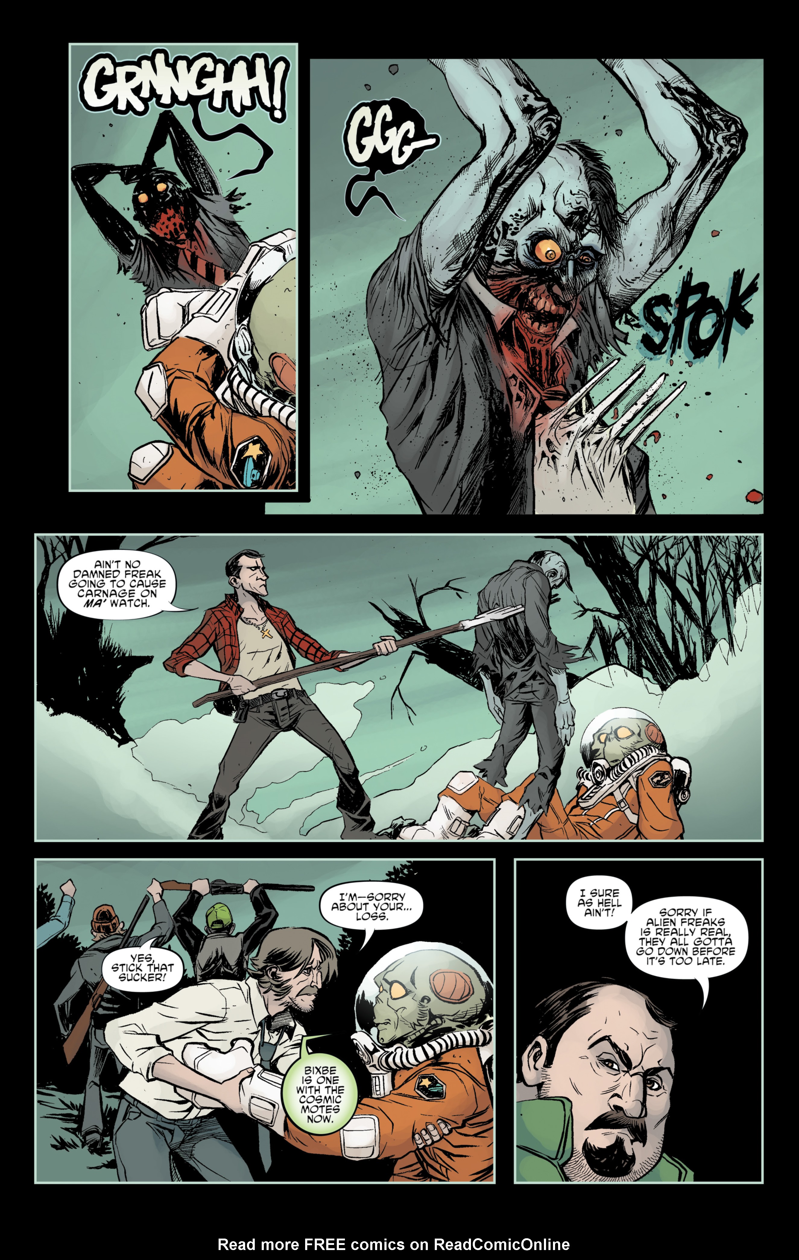 Read online The Colonized: Zombies vs. Aliens comic -  Issue # TPB - 24