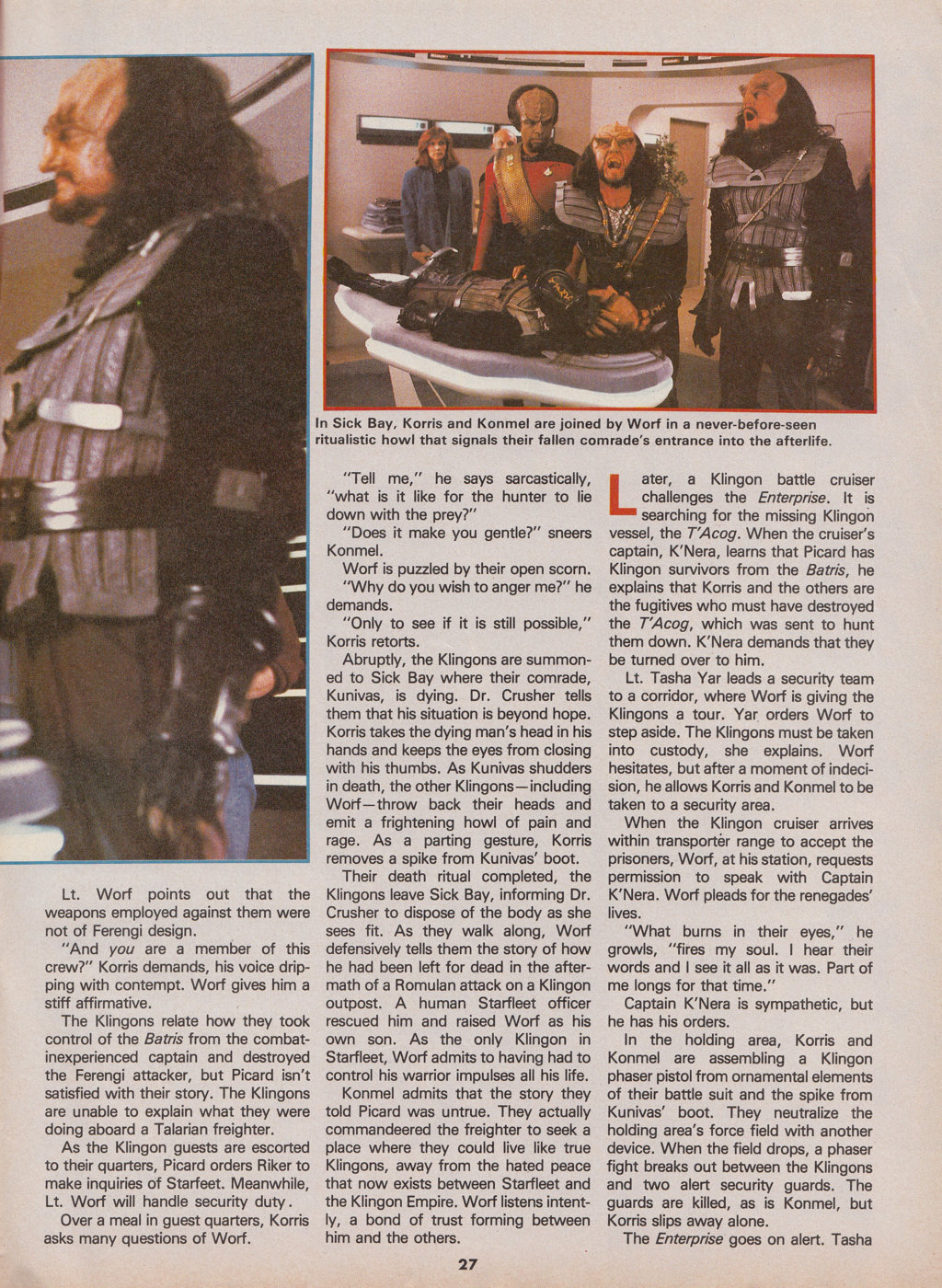 Read online Star Trek The Next Generation (1990) comic -  Issue #5 - 27