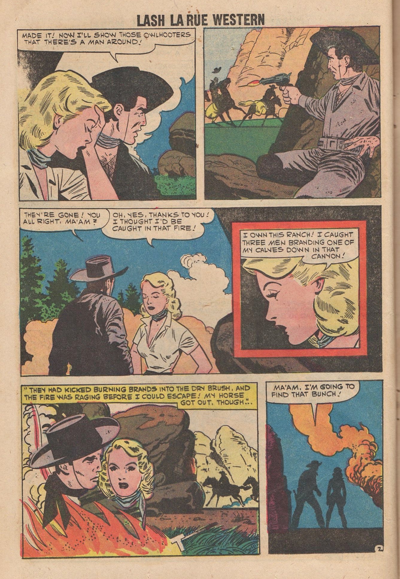 Read online Lash Larue Western (1949) comic -  Issue #80 - 12