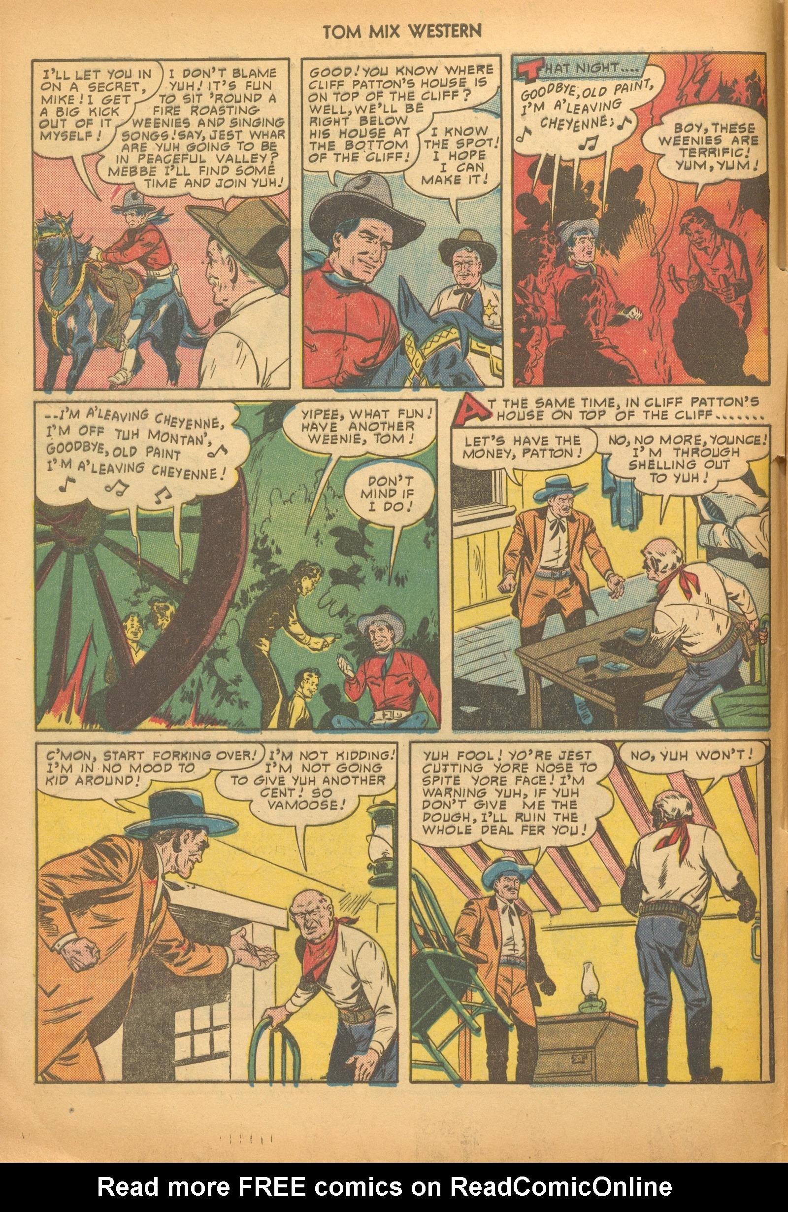 Read online Tom Mix Western (1948) comic -  Issue #33 - 4