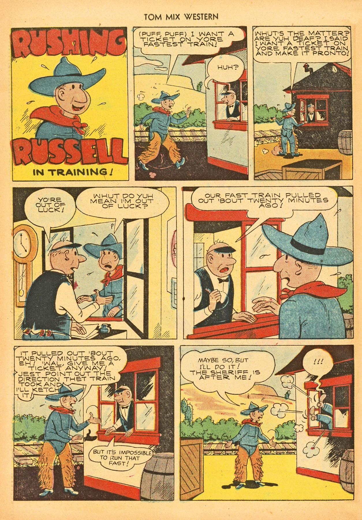 Read online Tom Mix Western (1948) comic -  Issue #21 - 42