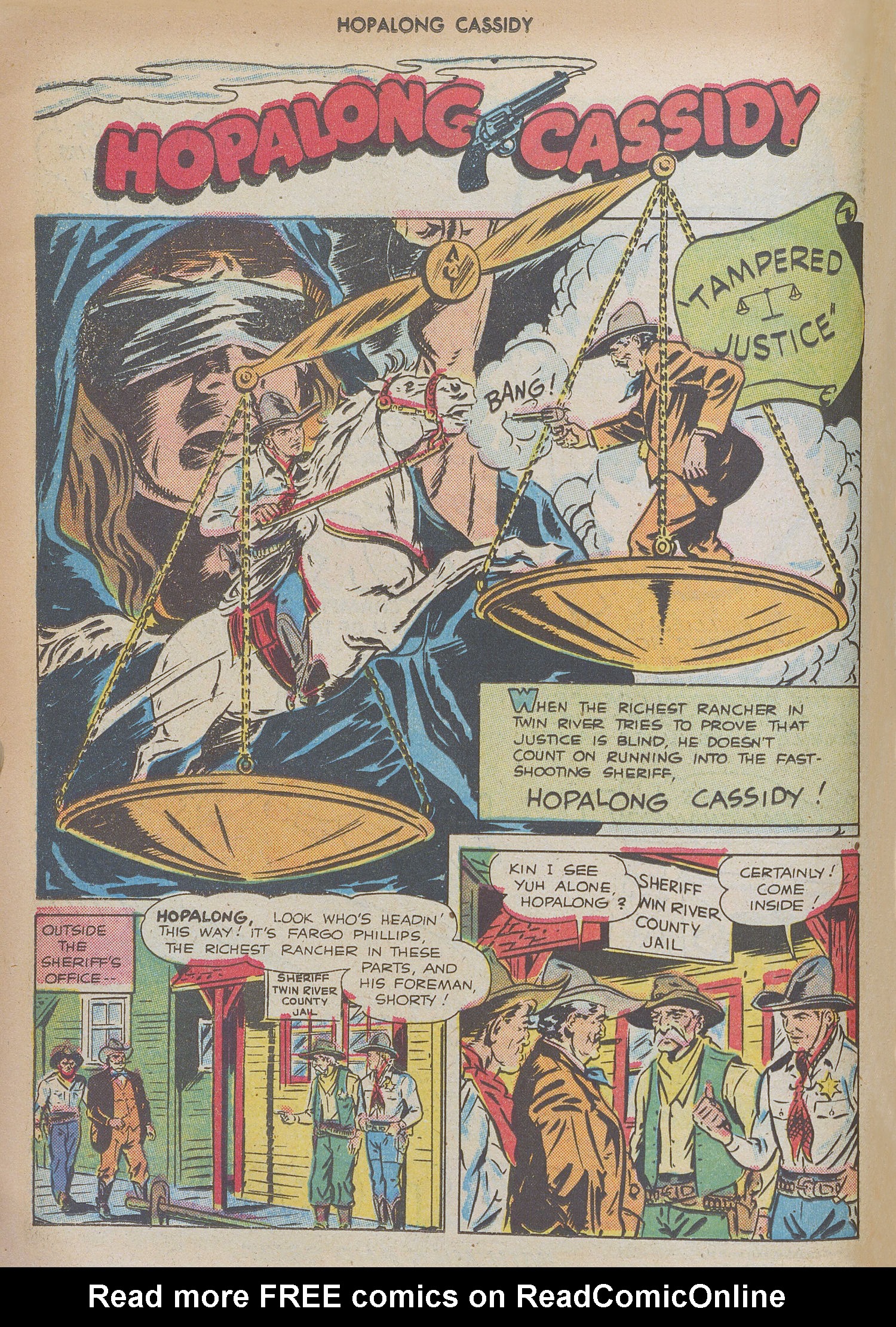 Read online Hopalong Cassidy comic -  Issue #9 - 16