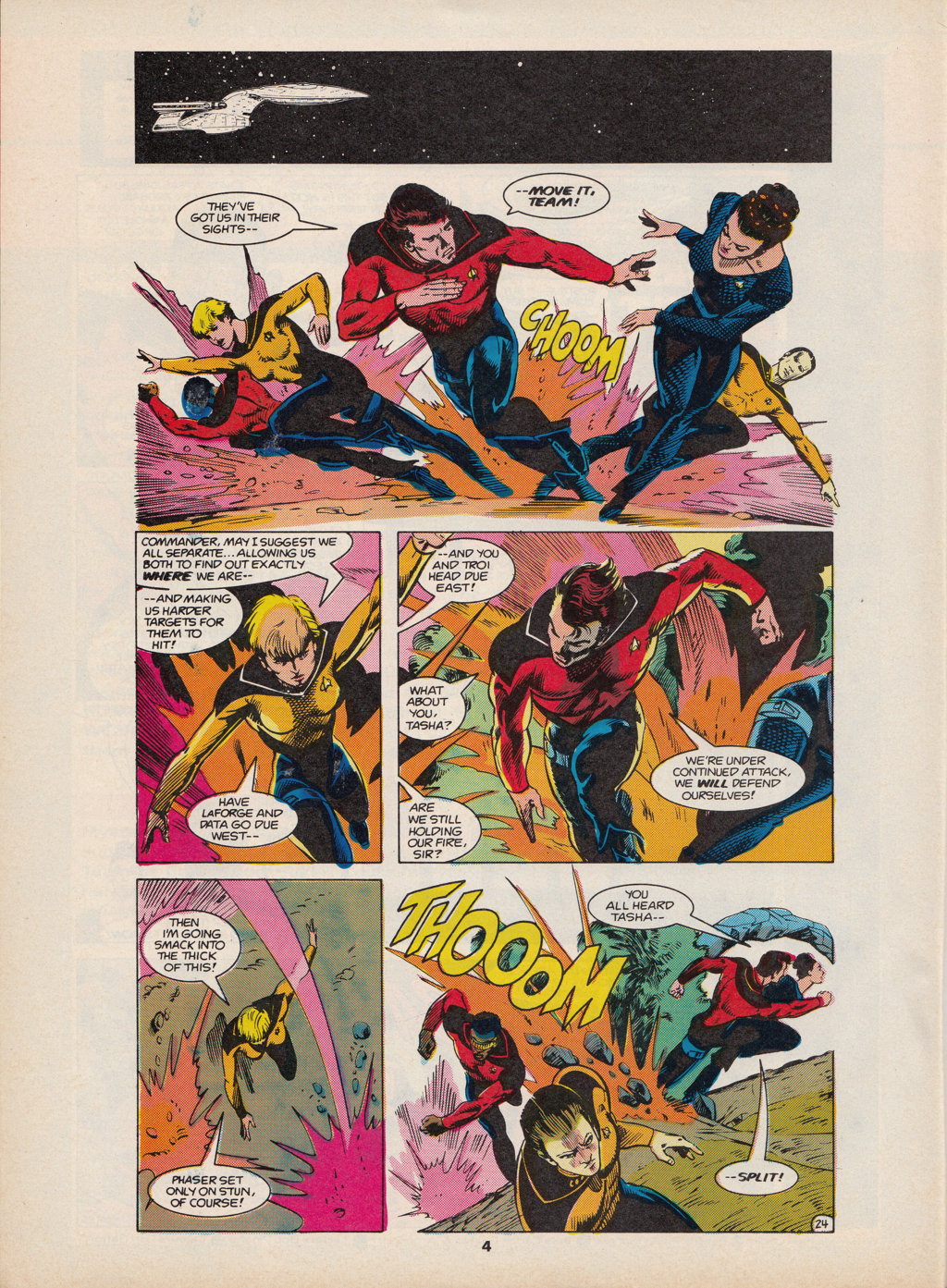 Read online Star Trek The Next Generation (1990) comic -  Issue #2 - 4