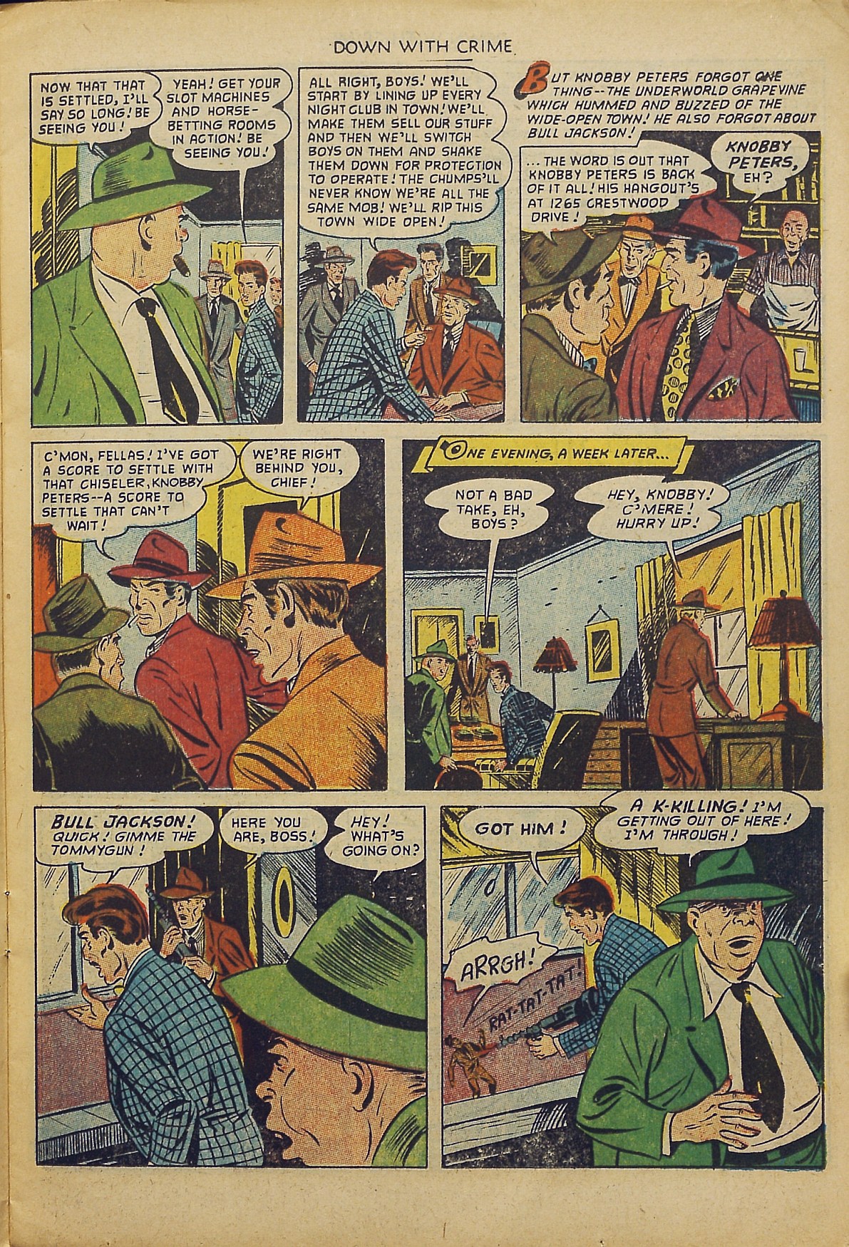 Read online Down With Crime comic -  Issue #7 - 11