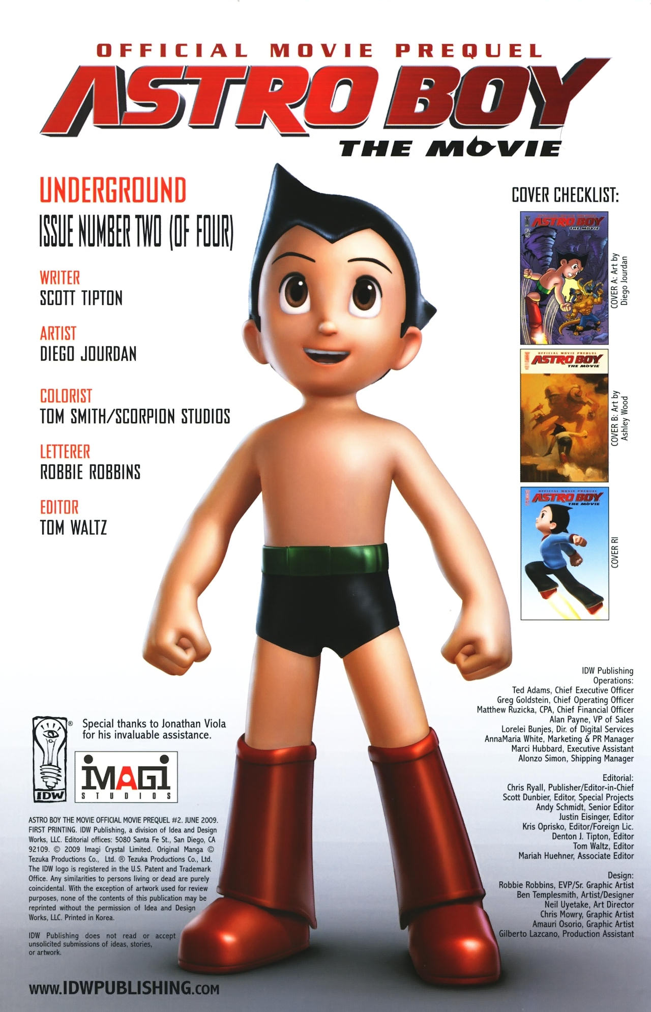 Read online Astro Boy: The Movie: Official Movie Prequel comic -  Issue #2 - 2