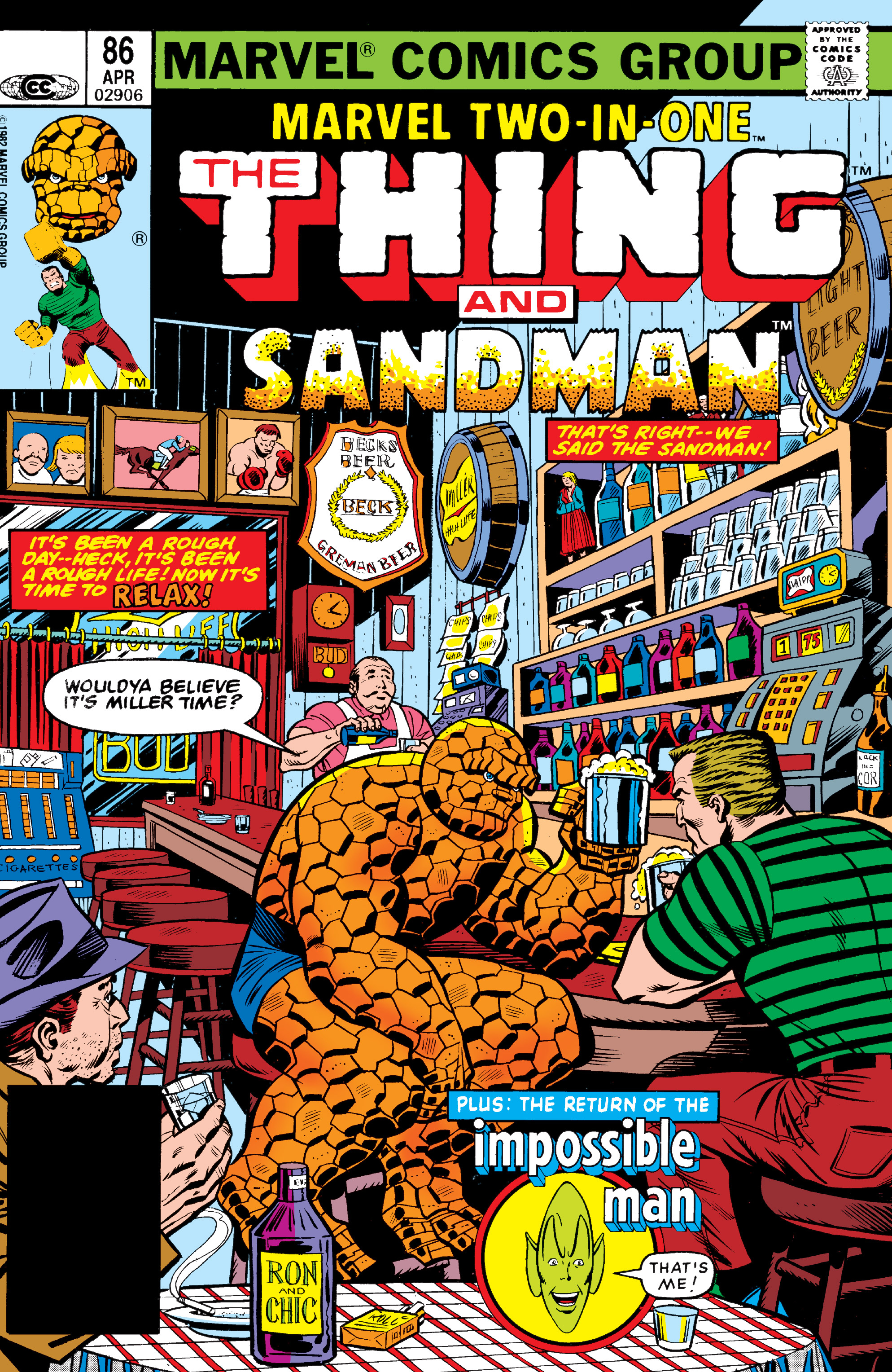 Read online Marvel Two-In-One comic -  Issue #86 - 1