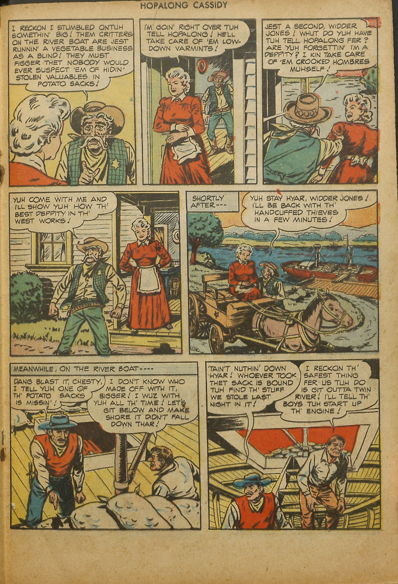 Read online Hopalong Cassidy comic -  Issue #24 - 33