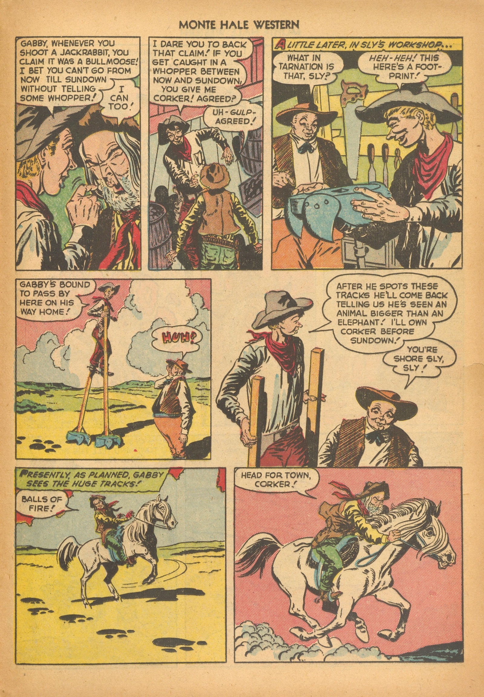 Read online Monte Hale Western comic -  Issue #75 - 25