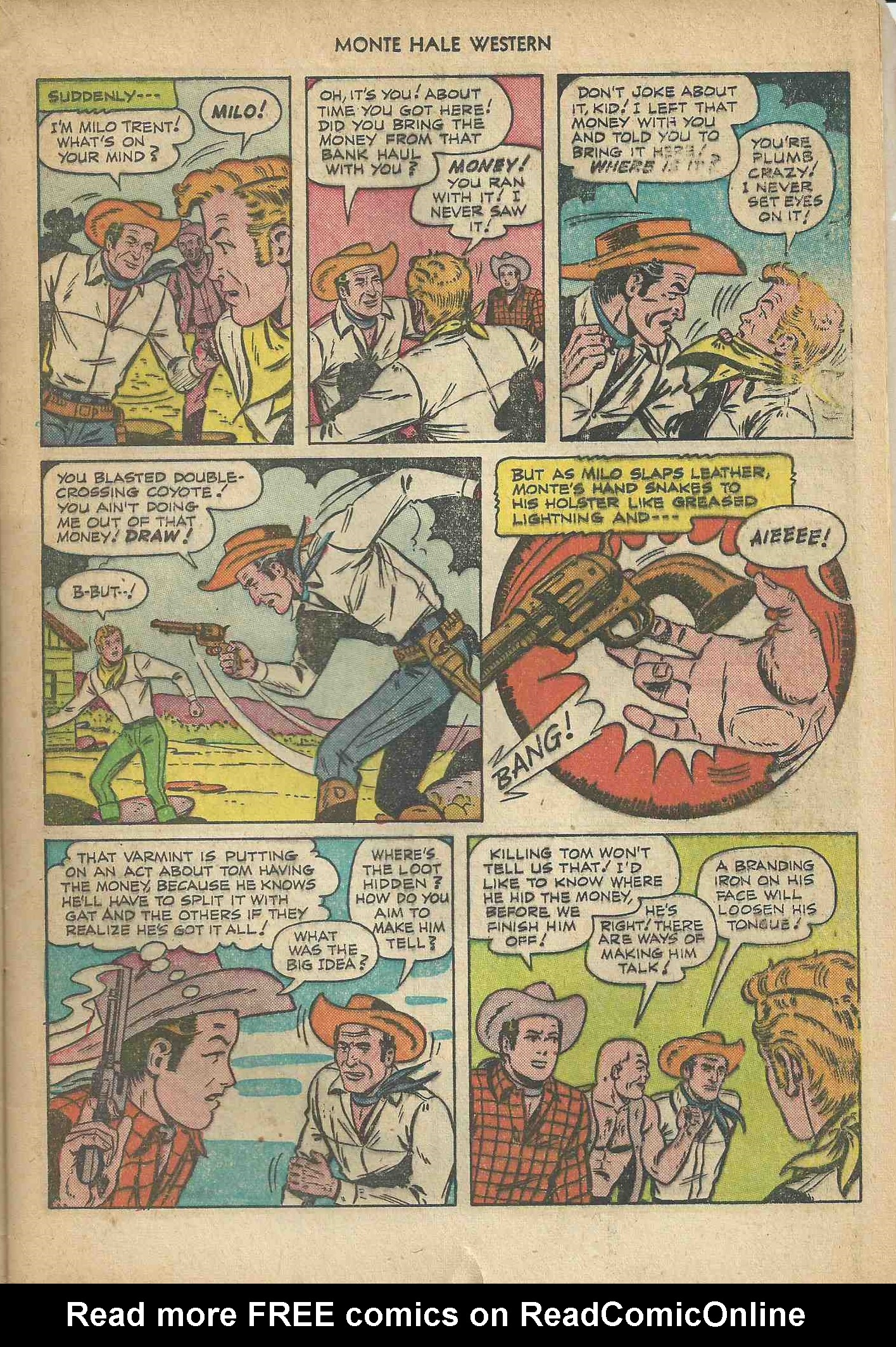 Read online Monte Hale Western comic -  Issue #57 - 13