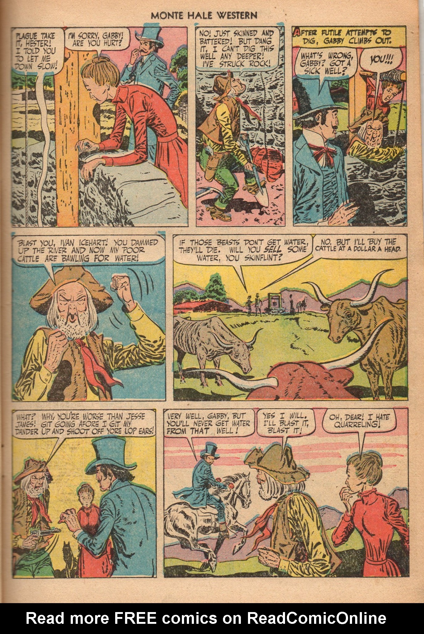 Read online Monte Hale Western comic -  Issue #51 - 15