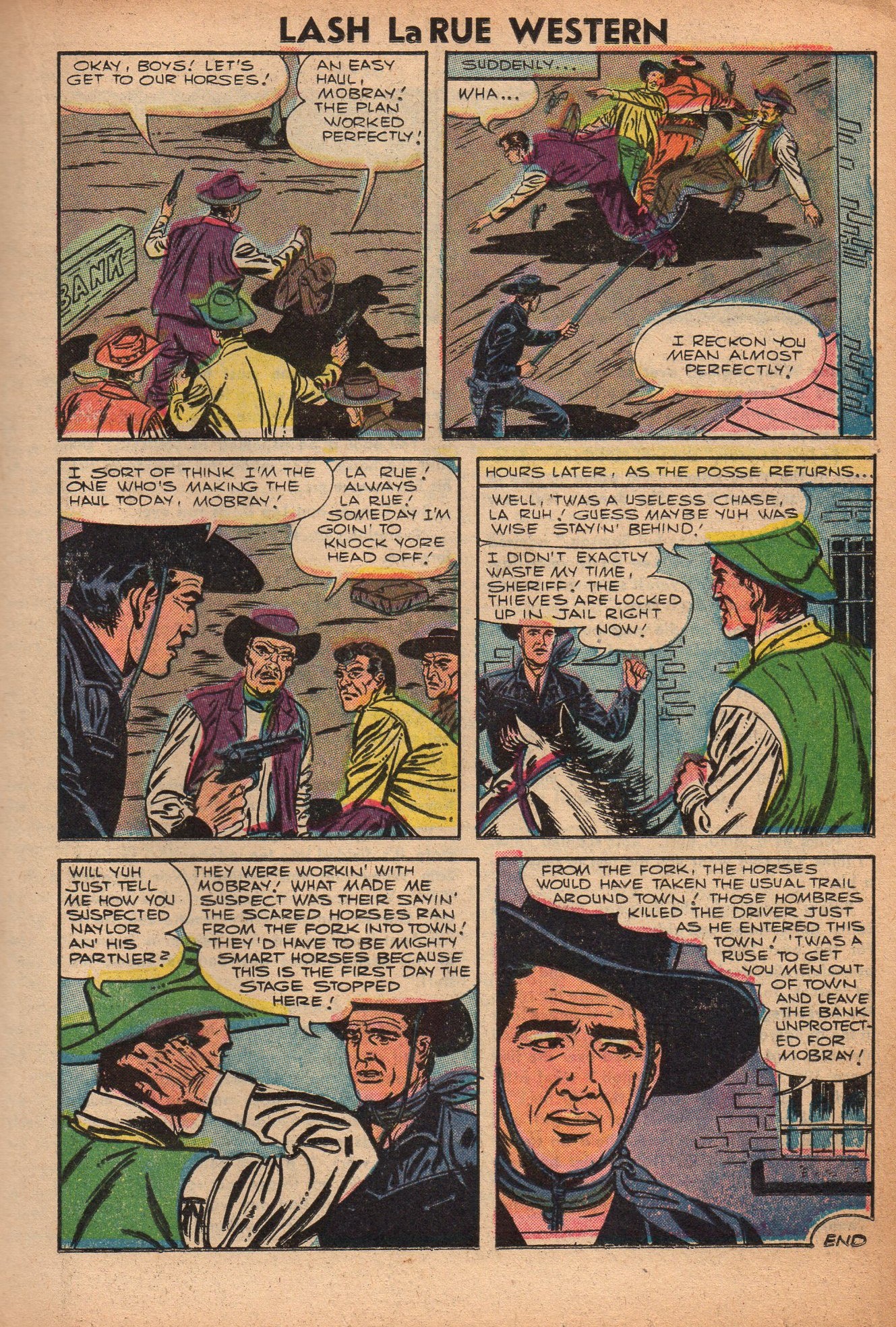 Read online Lash Larue Western (1949) comic -  Issue #61 - 17