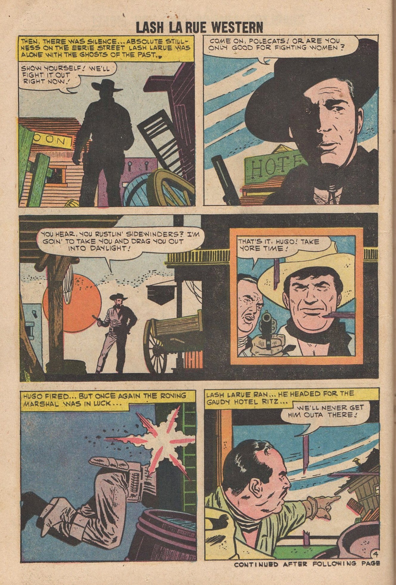 Read online Lash Larue Western (1949) comic -  Issue #80 - 14