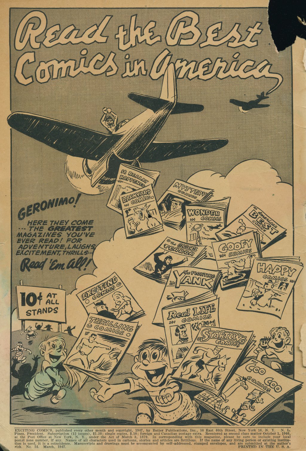 Read online Exciting Comics comic -  Issue #54 - 2