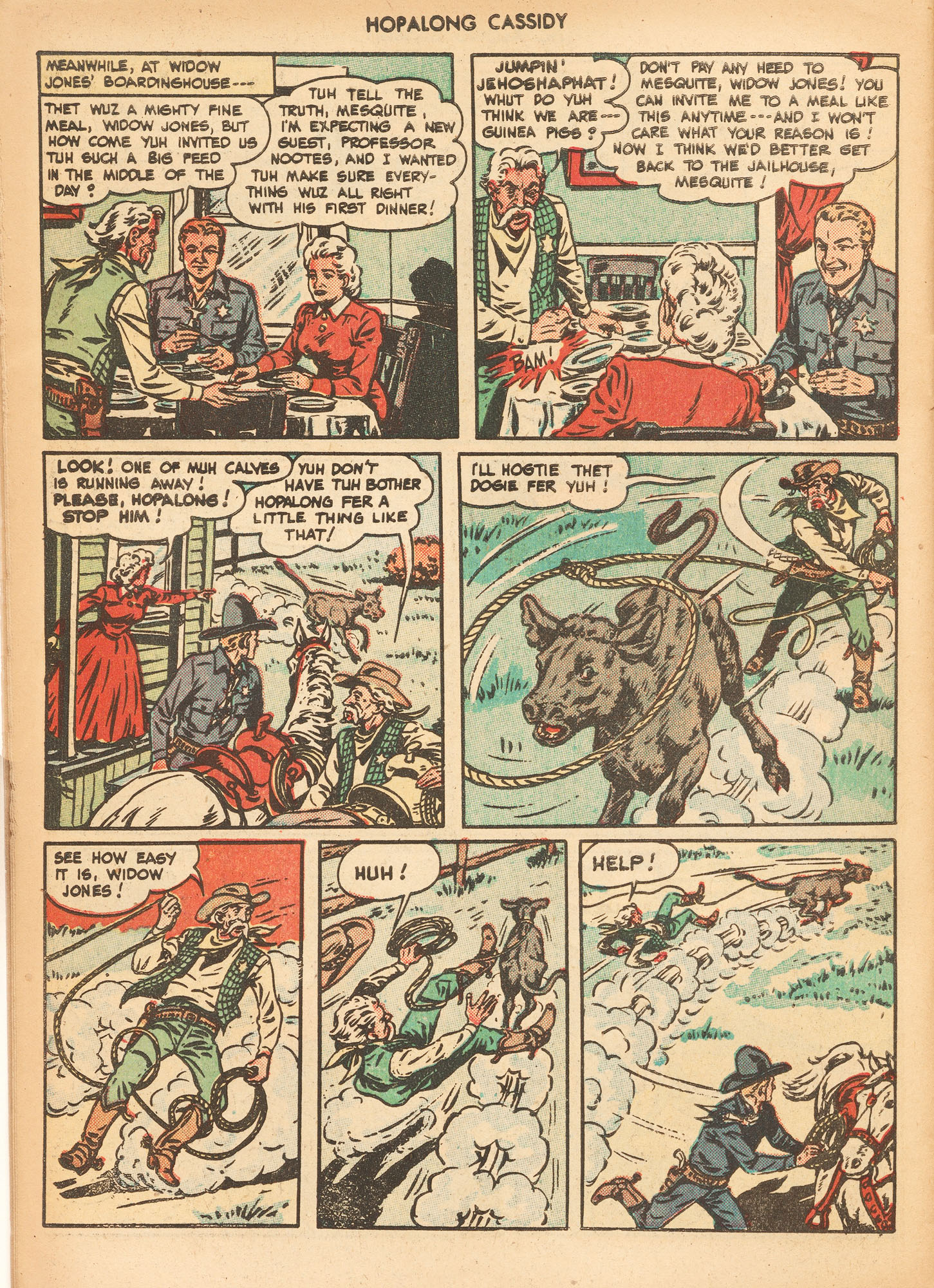 Read online Hopalong Cassidy comic -  Issue #33 - 34