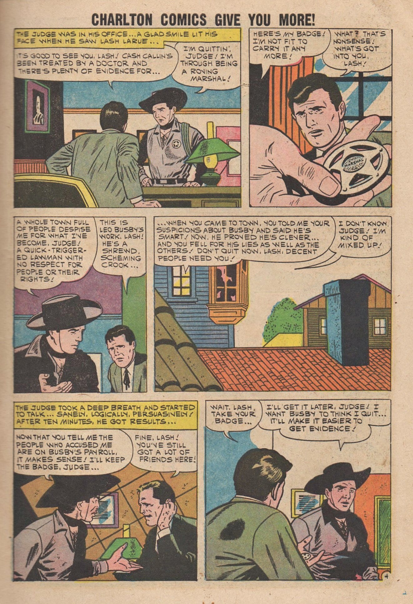 Read online Lash Larue Western (1949) comic -  Issue #80 - 7