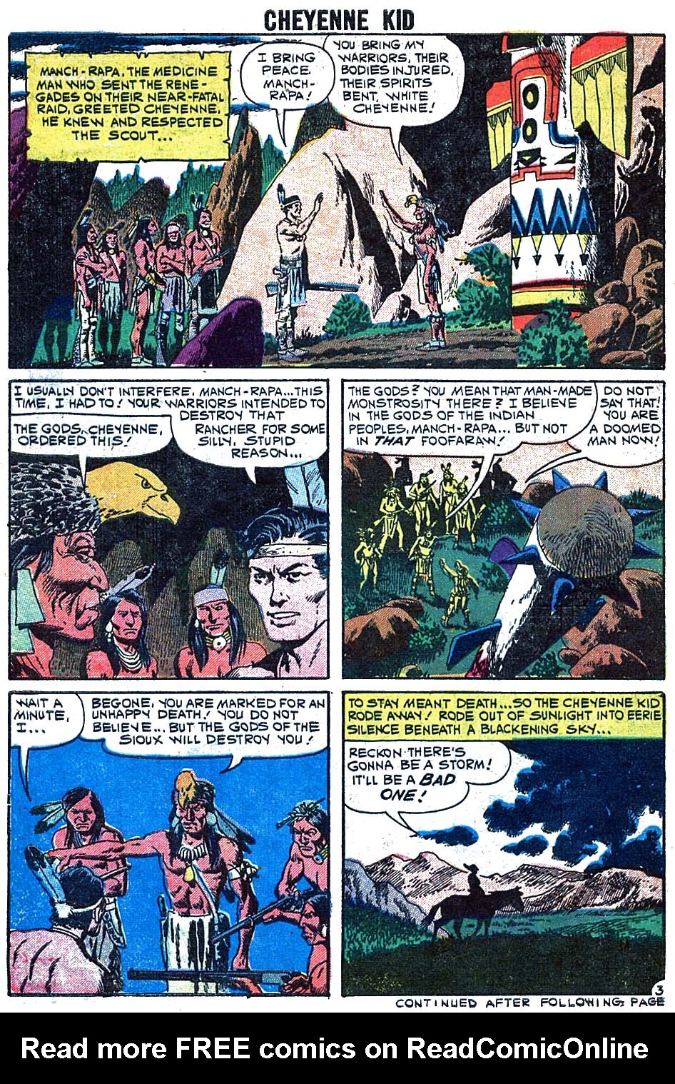 Read online Cheyenne Kid comic -  Issue #25 - 29