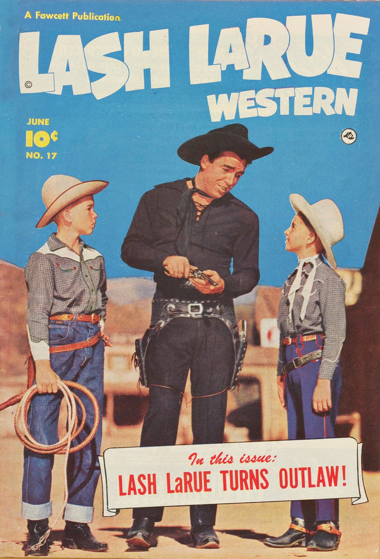 Read online Lash Larue Western (1949) comic -  Issue #17 - 1