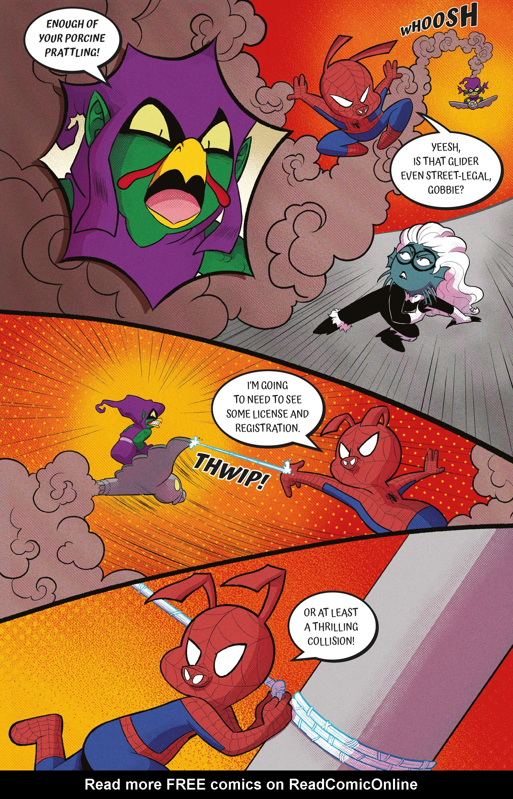 Read online Spider-Ham: A Pig in Time comic -  Issue # TPB - 9
