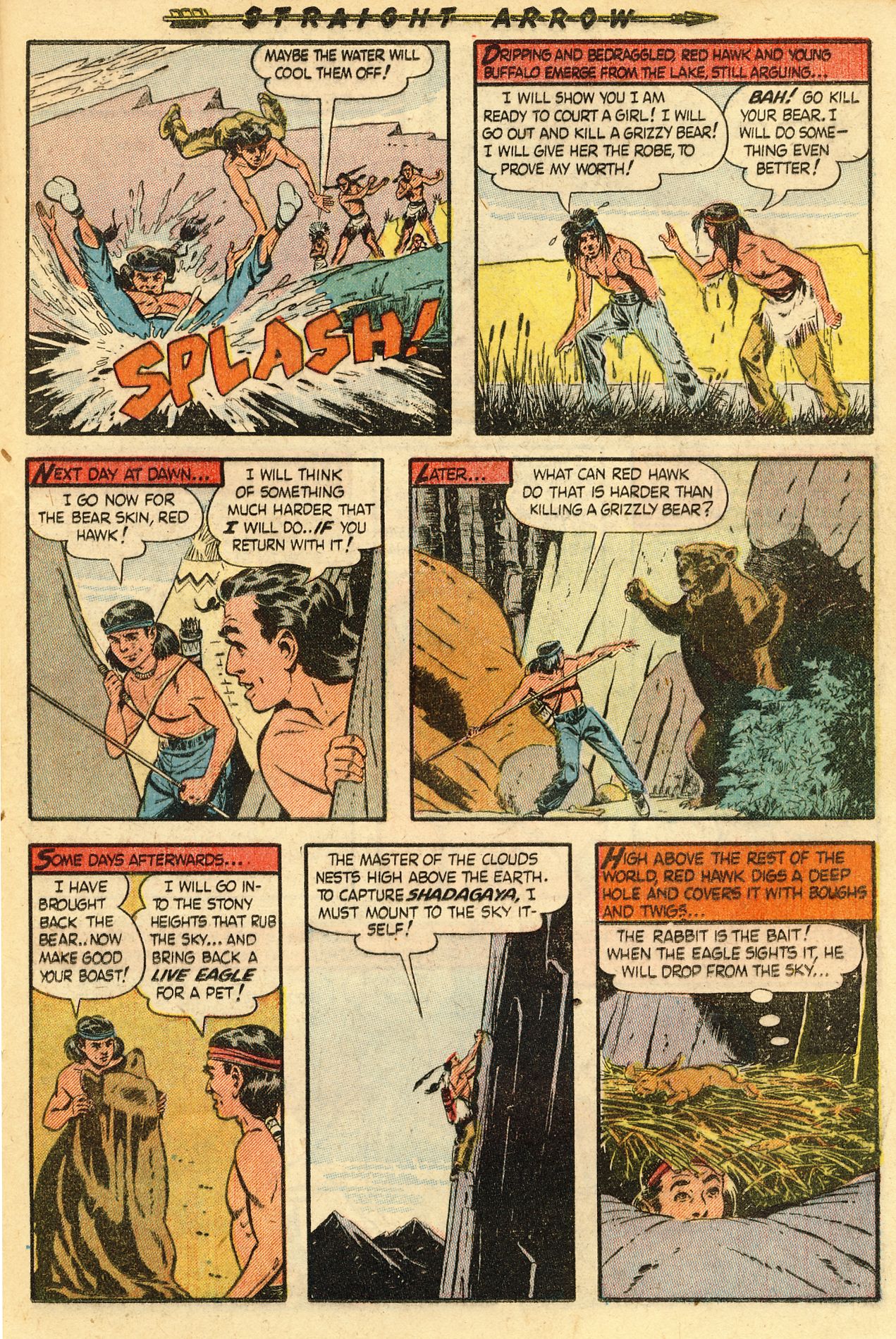 Read online Straight Arrow comic -  Issue #8 - 21