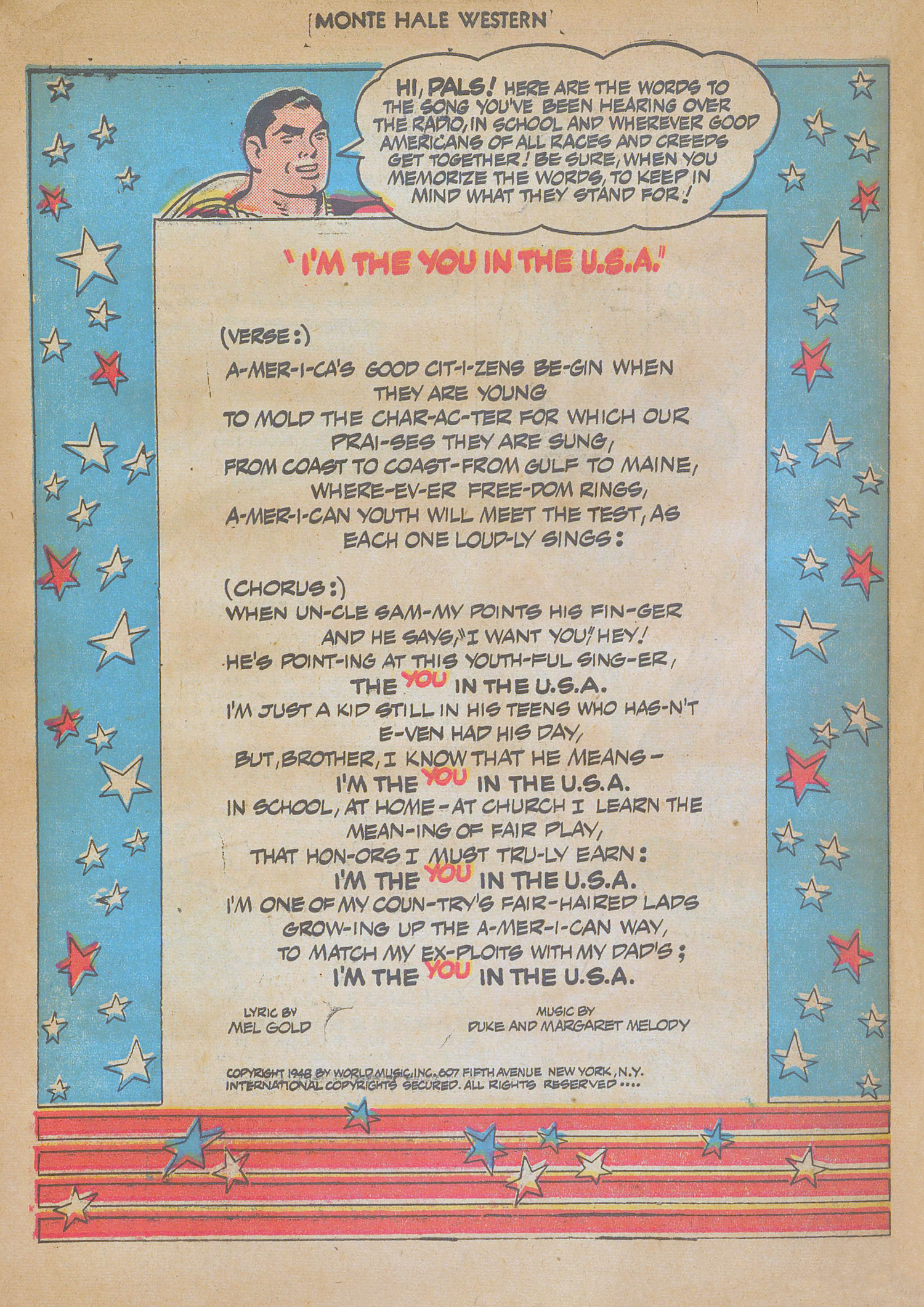 Read online Monte Hale Western comic -  Issue #32 - 50