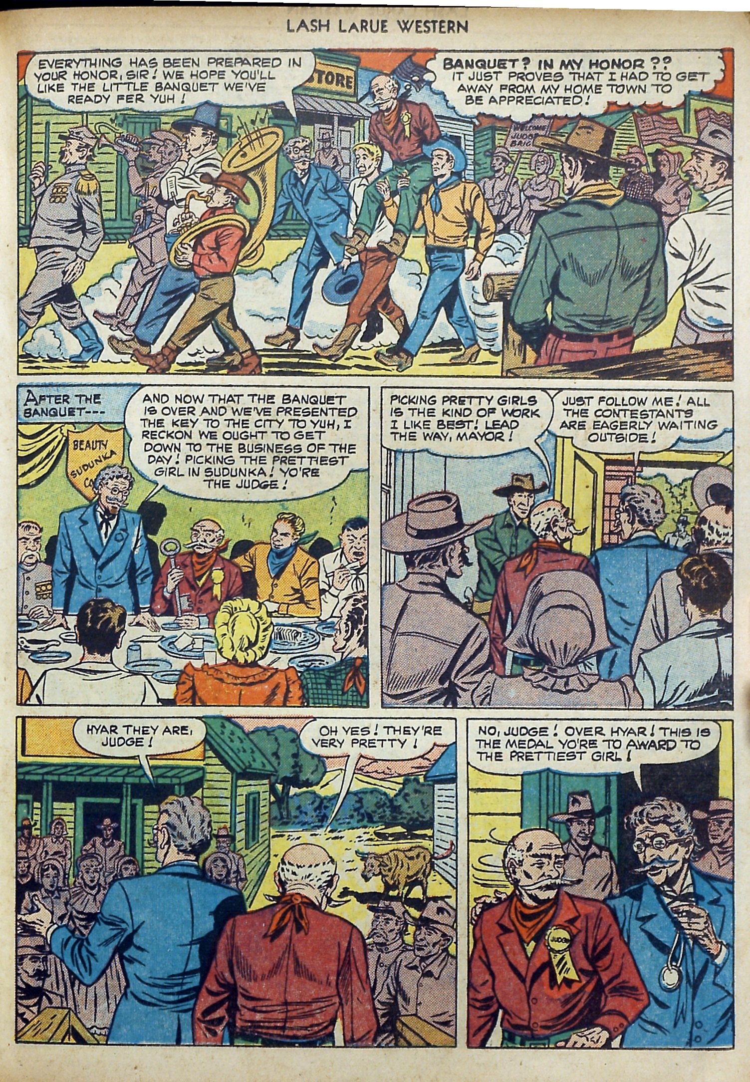 Read online Lash Larue Western (1949) comic -  Issue #11 - 23