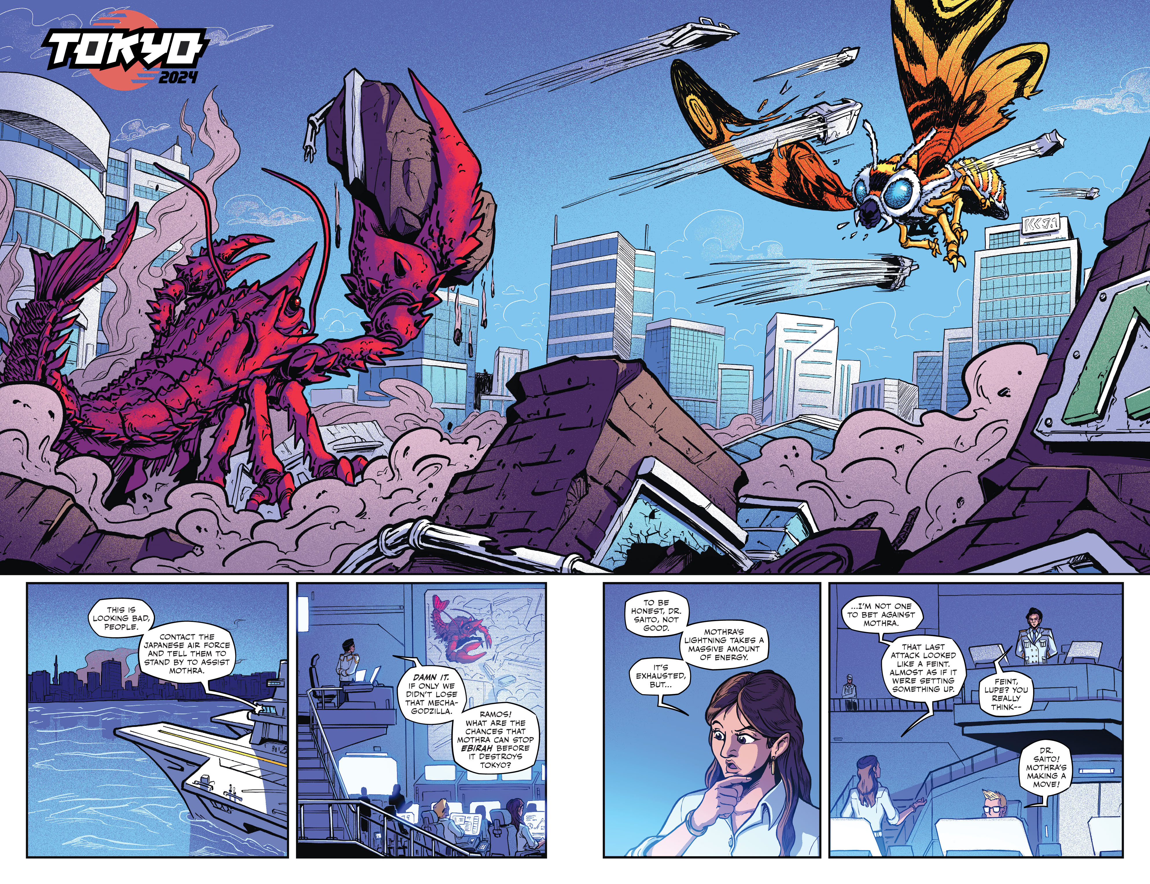 Read online Godzilla Rivals: Mothra Vs. M.O.G.U.E.R.A. comic -  Issue # Full - 4