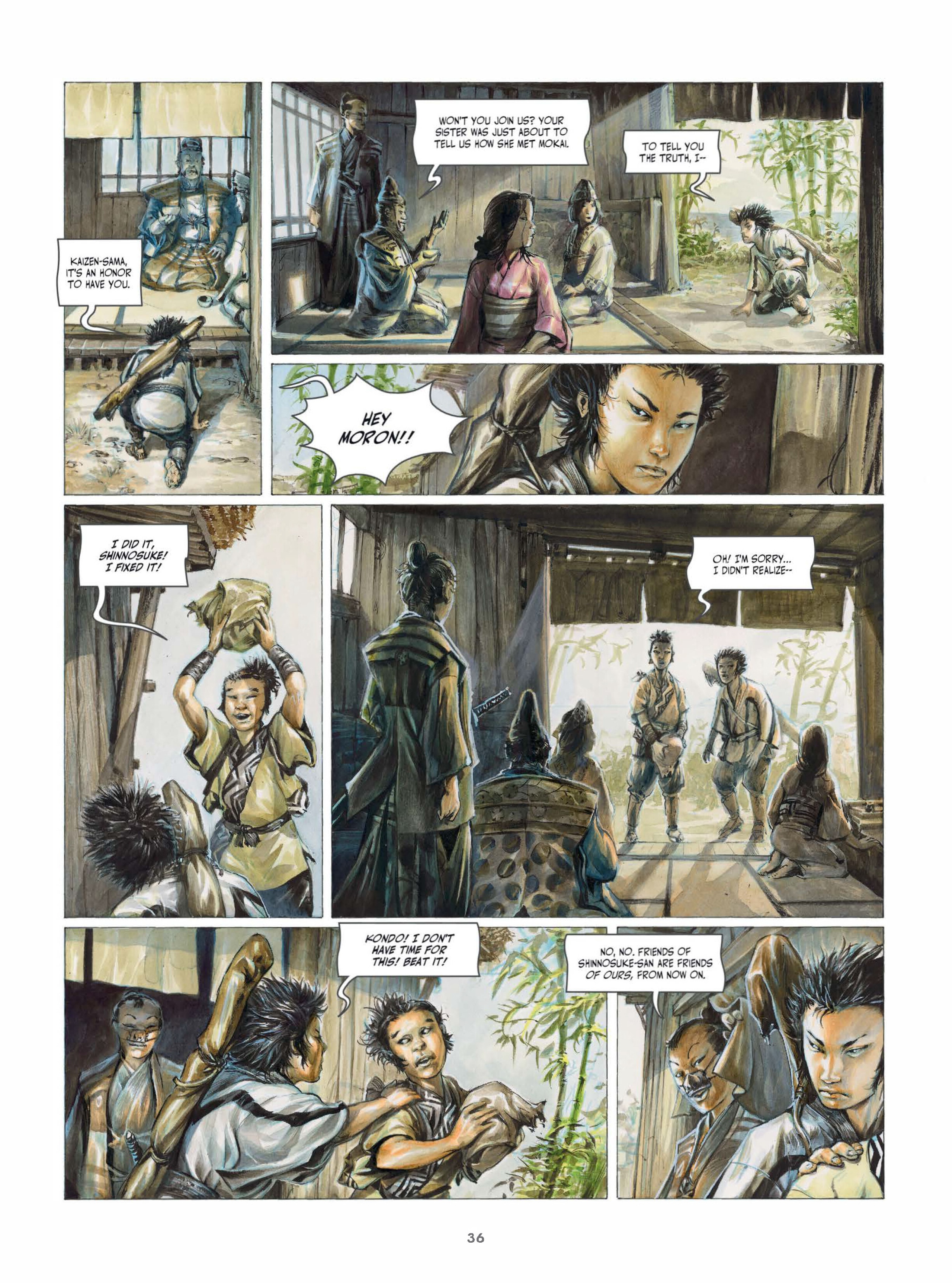 Read online Legends of the Pierced Veil: The Mask of Fudo comic -  Issue # TPB (Part 1) - 36