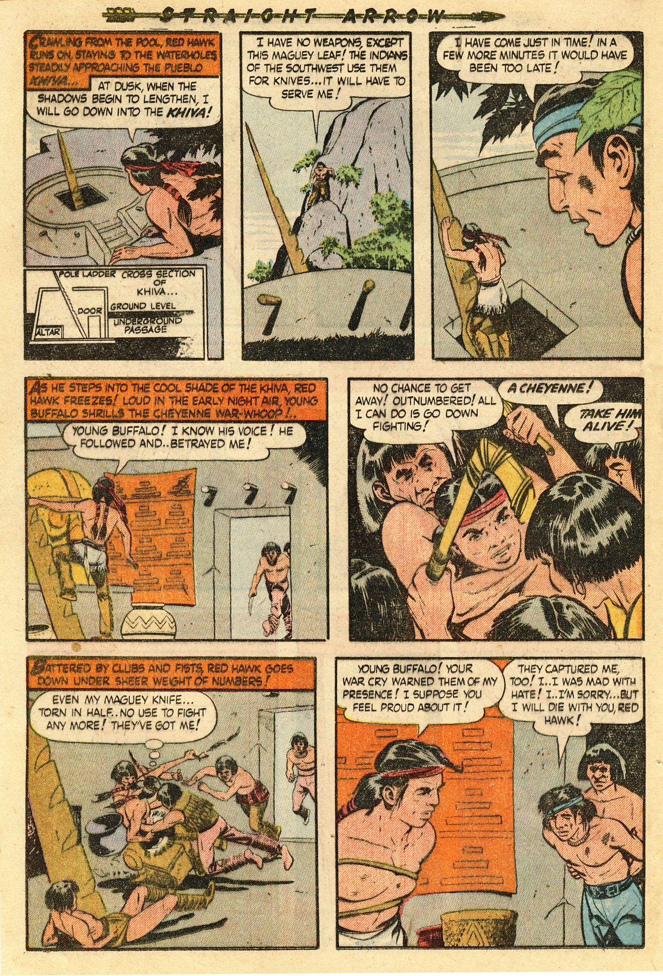 Read online Straight Arrow comic -  Issue #8 - 24