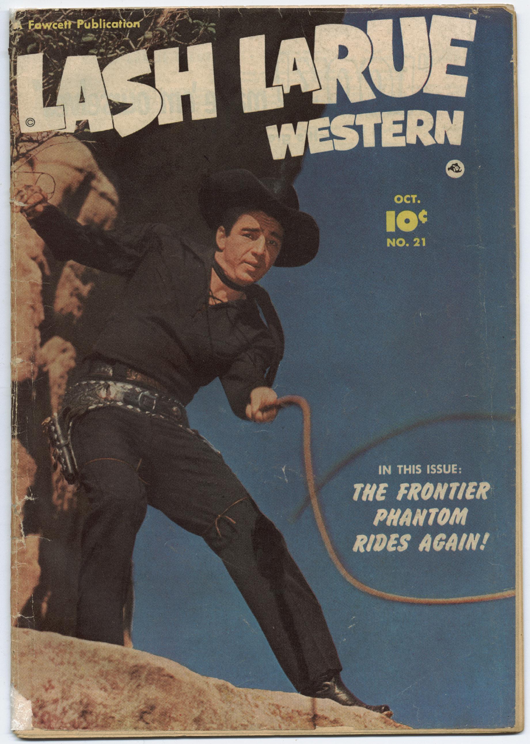 Read online Lash Larue Western (1949) comic -  Issue #21 - 1
