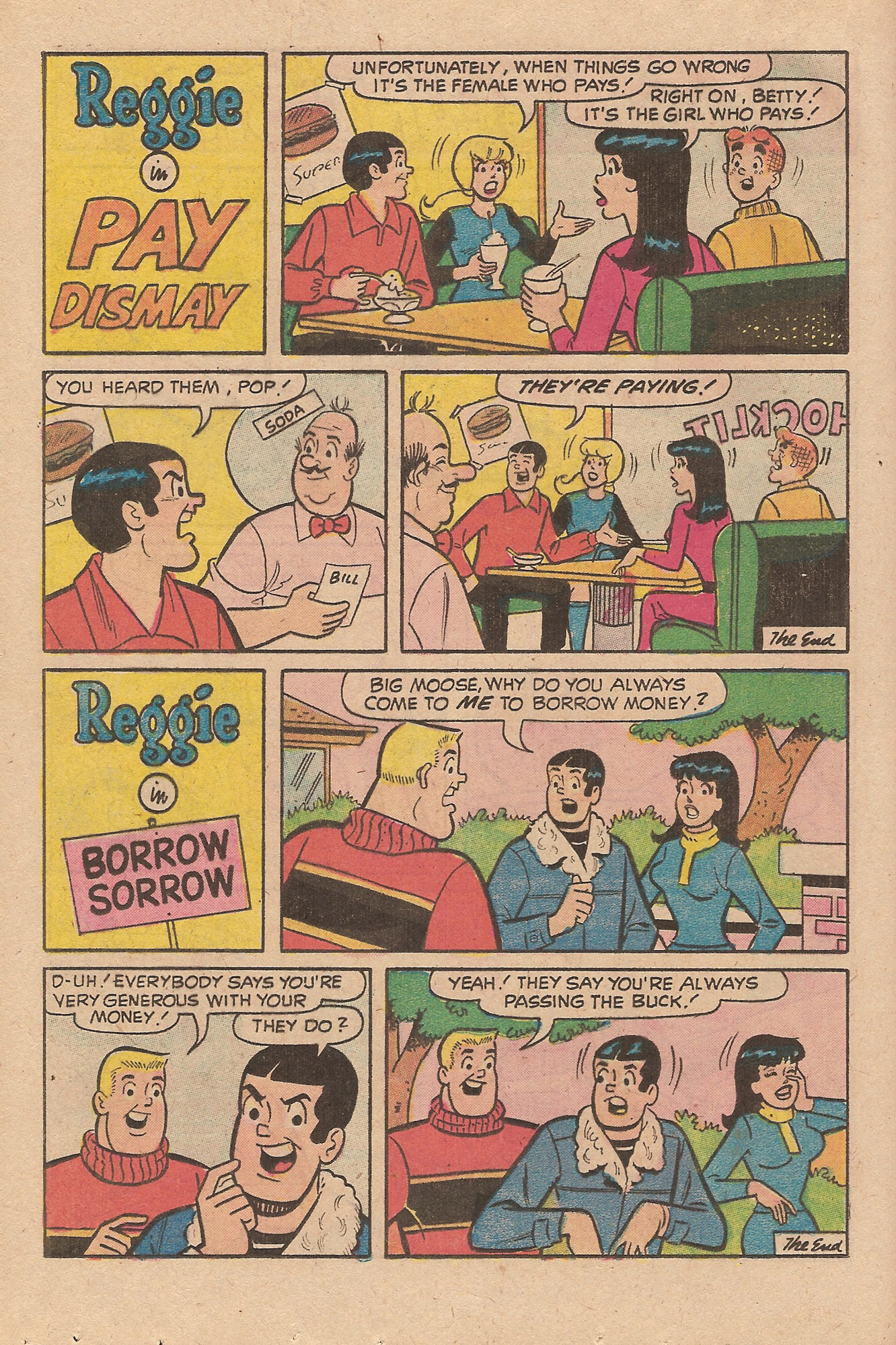 Read online Reggie's Wise Guy Jokes comic -  Issue #25 - 16
