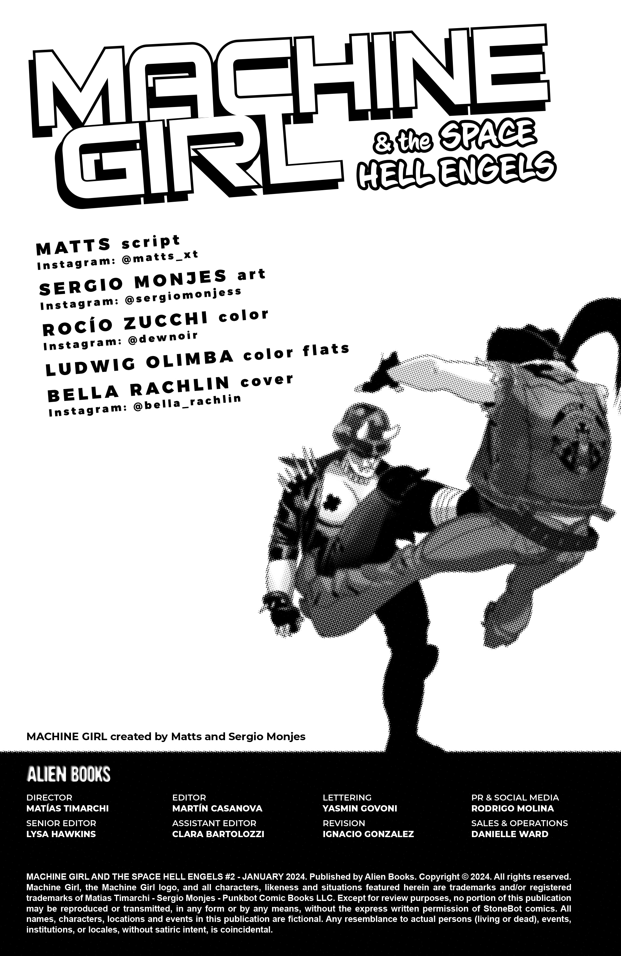 Read online Machine Girl & the Space Hell Engels comic -  Issue #2 - 2