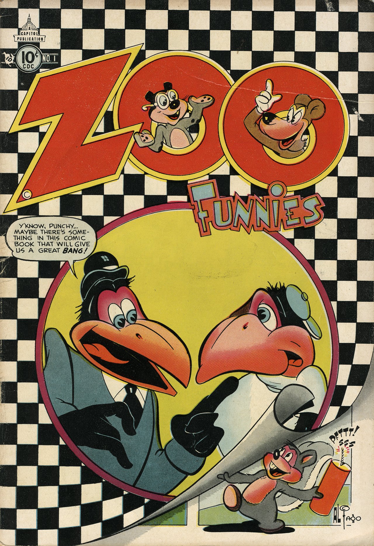 Read online Zoo Funnies comic -  Issue #1 - 1