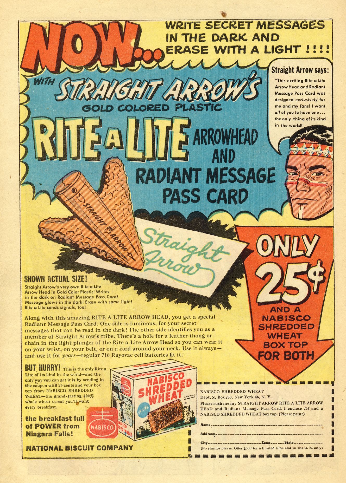 Read online Straight Arrow comic -  Issue #11 - 34