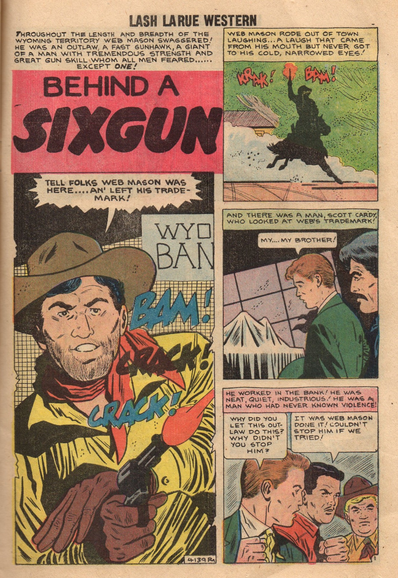 Read online Lash Larue Western (1949) comic -  Issue #70 - 11
