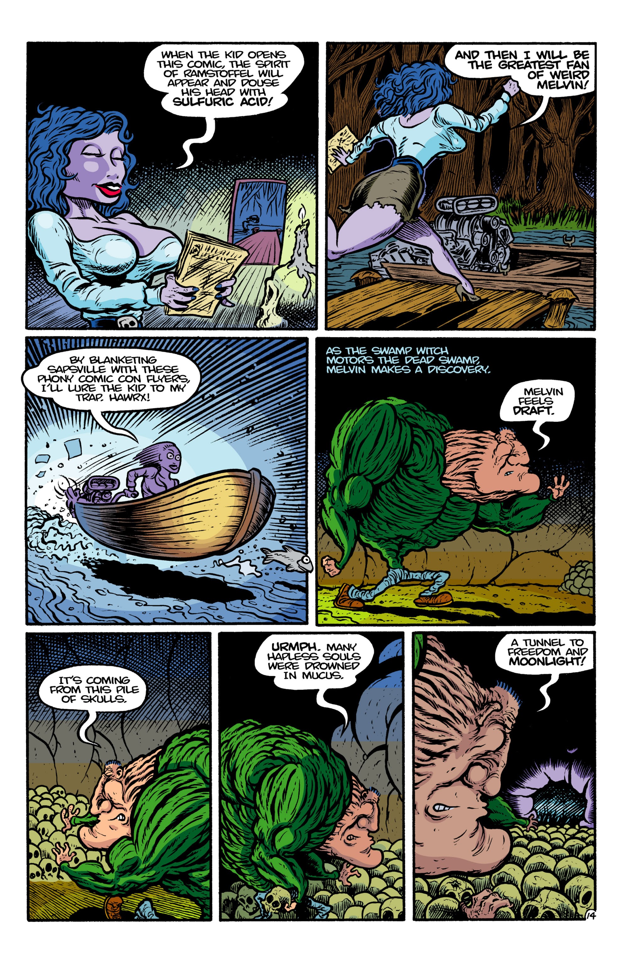 Read online Weird Melvin comic -  Issue #3 - 16