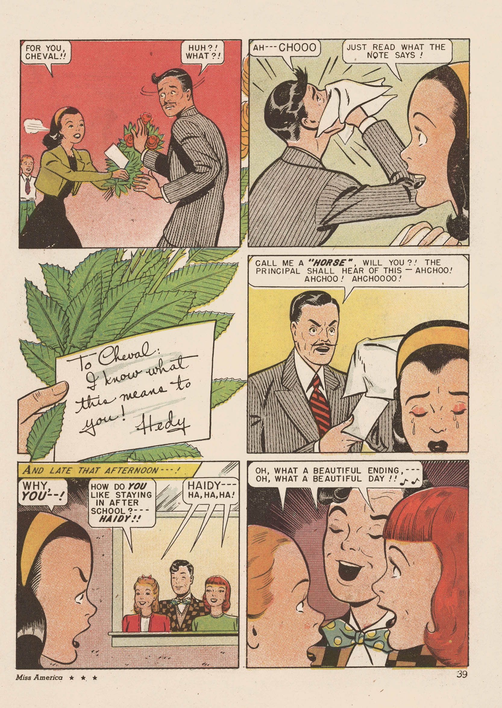 Read online Miss America Magazine comic -  Issue #29 - 33