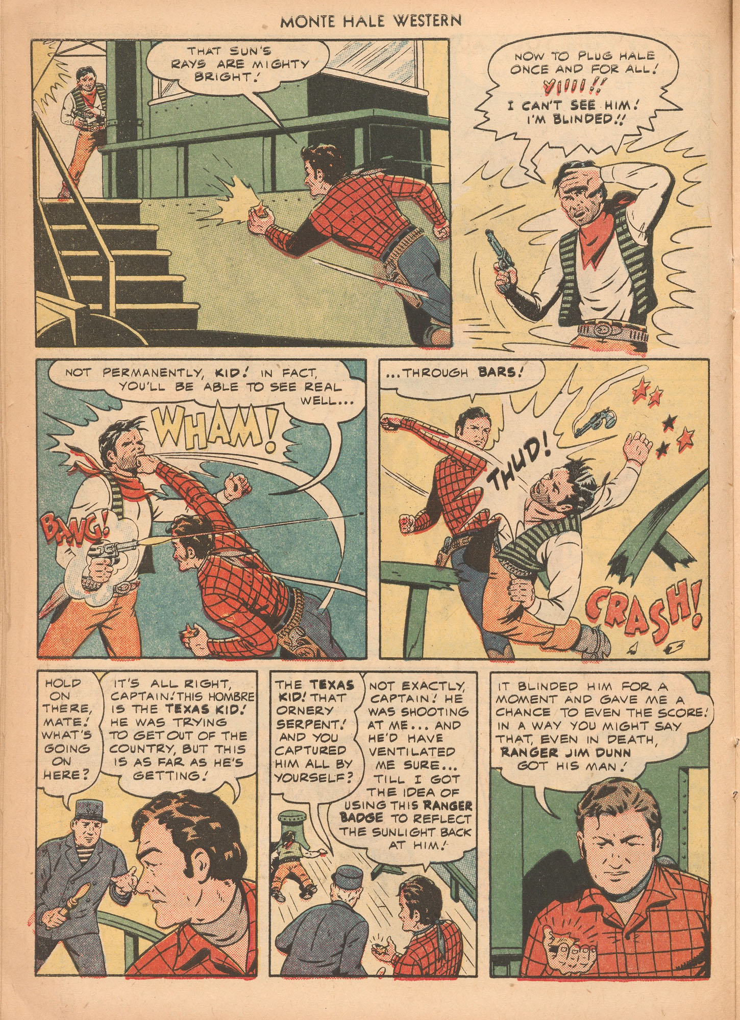 Read online Monte Hale Western comic -  Issue #43 - 22
